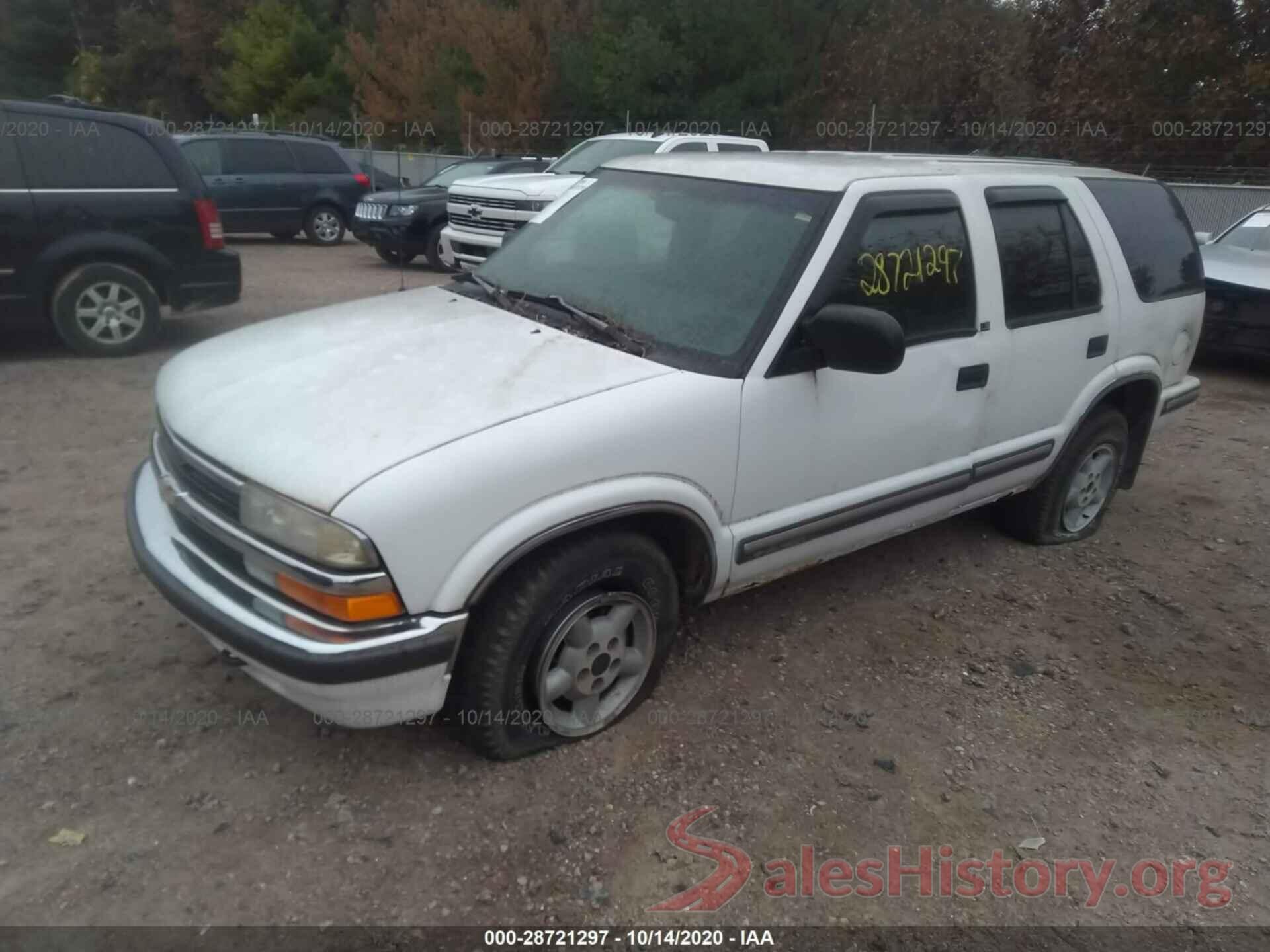 1GNDT13W8X2106751 1999 CHEVROLET BLAZER