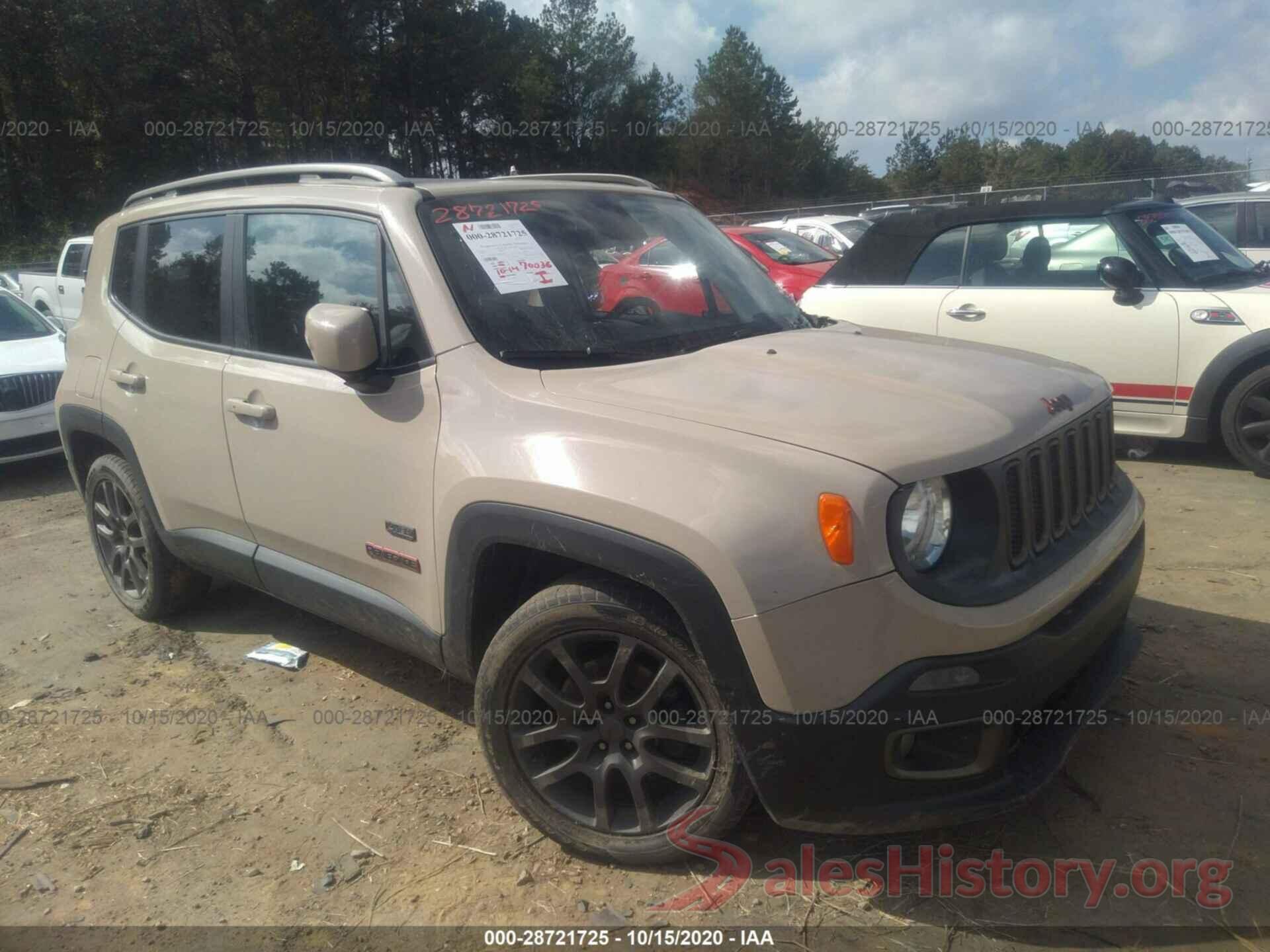 ZACCJABT5GPC70515 2016 JEEP RENEGADE