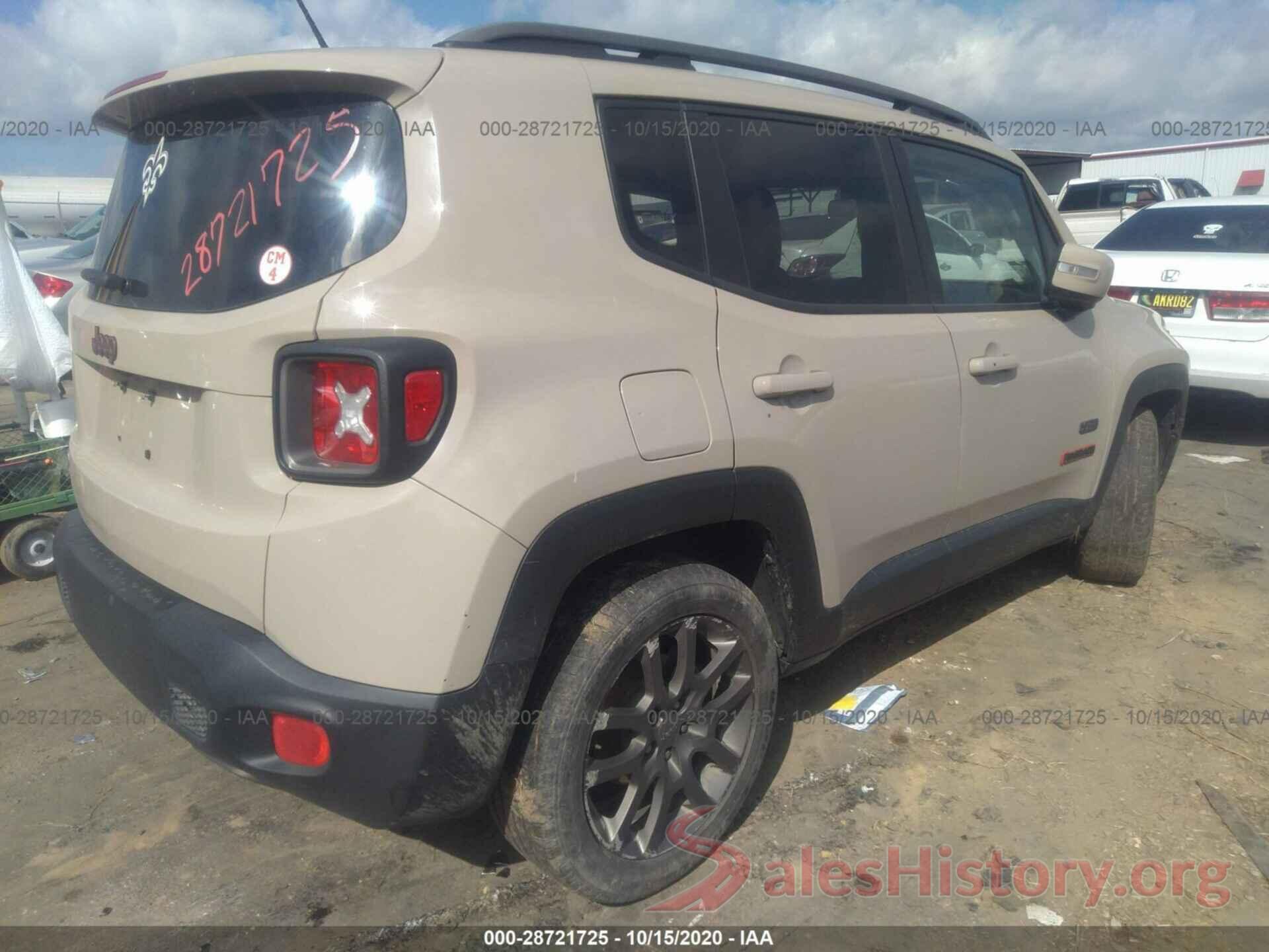 ZACCJABT5GPC70515 2016 JEEP RENEGADE