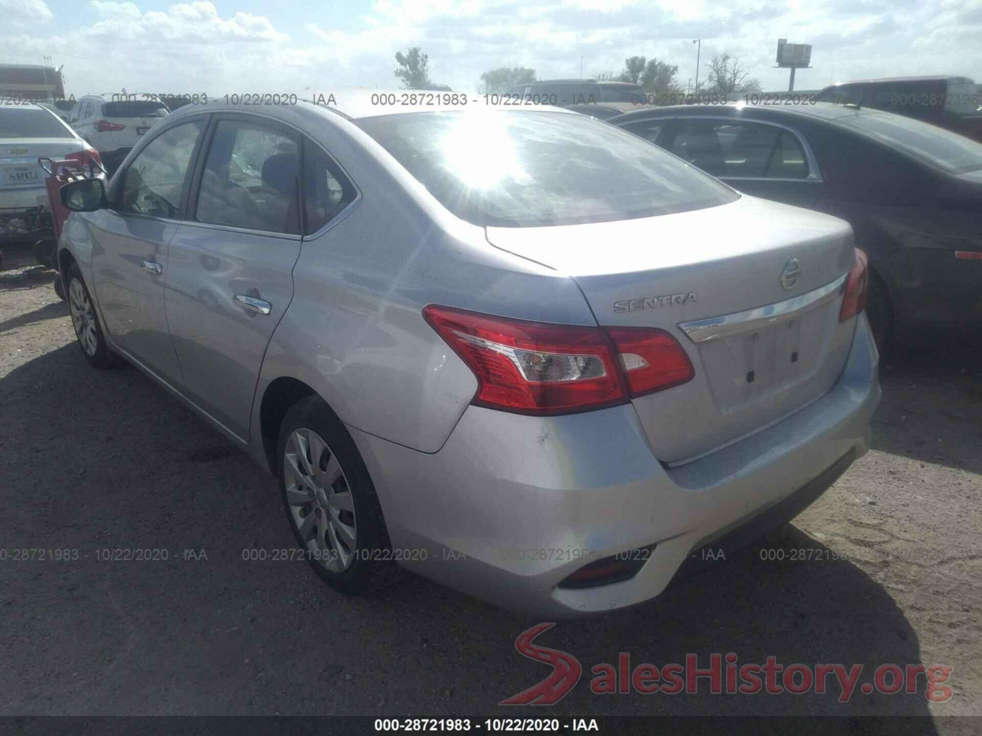 3N1AB7APXGY250366 2016 NISSAN SENTRA