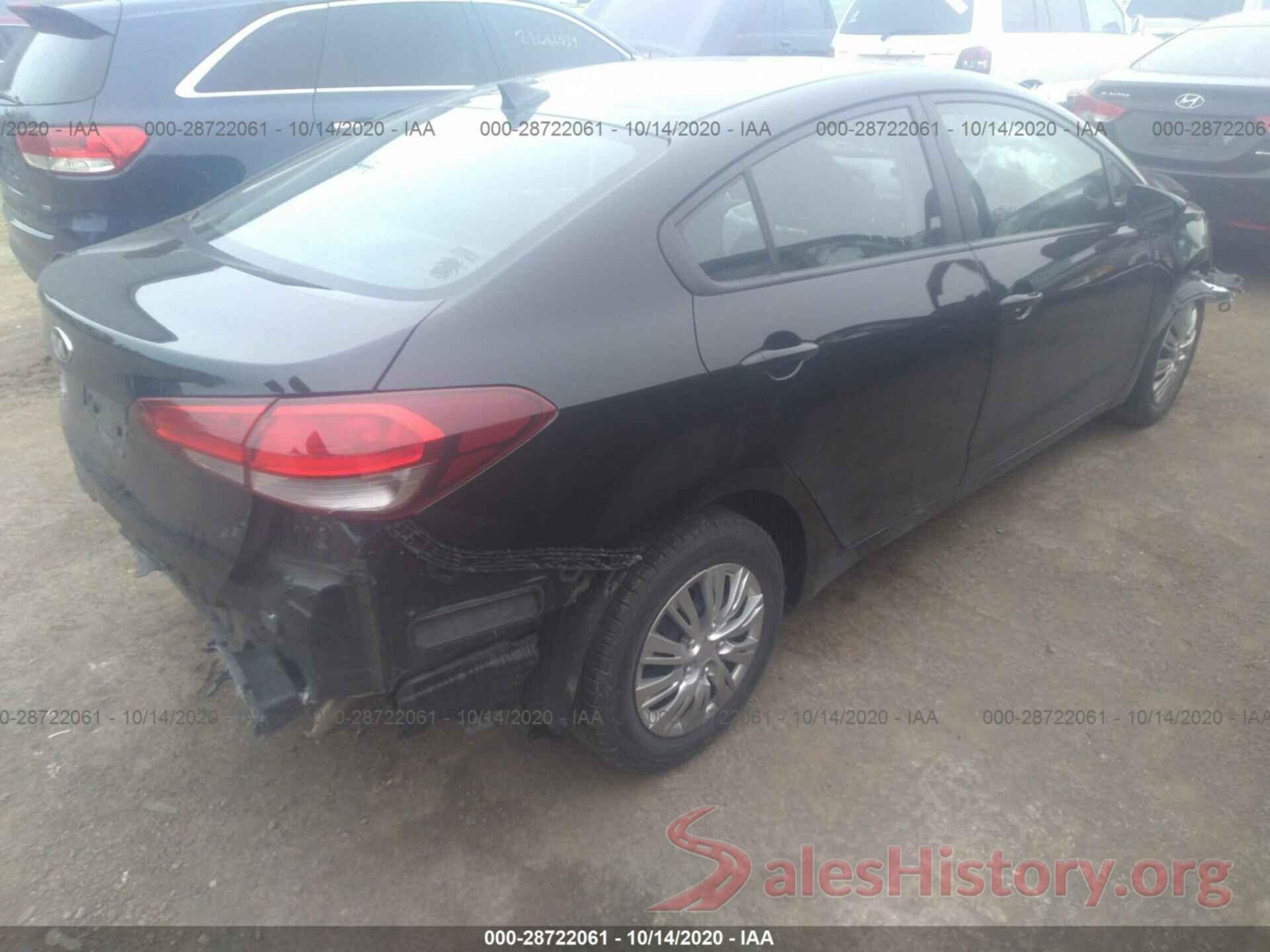 3KPFK4A78JE234922 2018 KIA FORTE