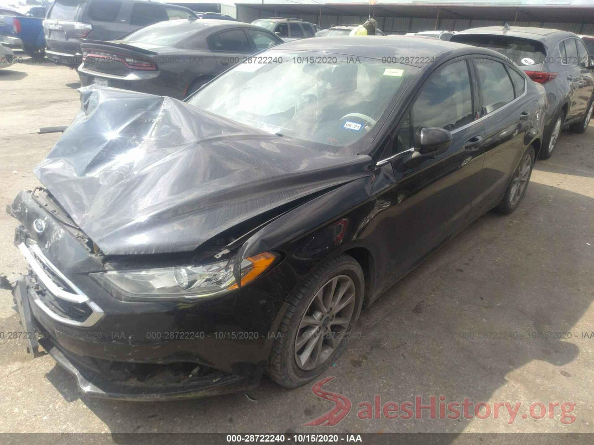 3FA6P0HD5HR128300 2017 FORD FUSION