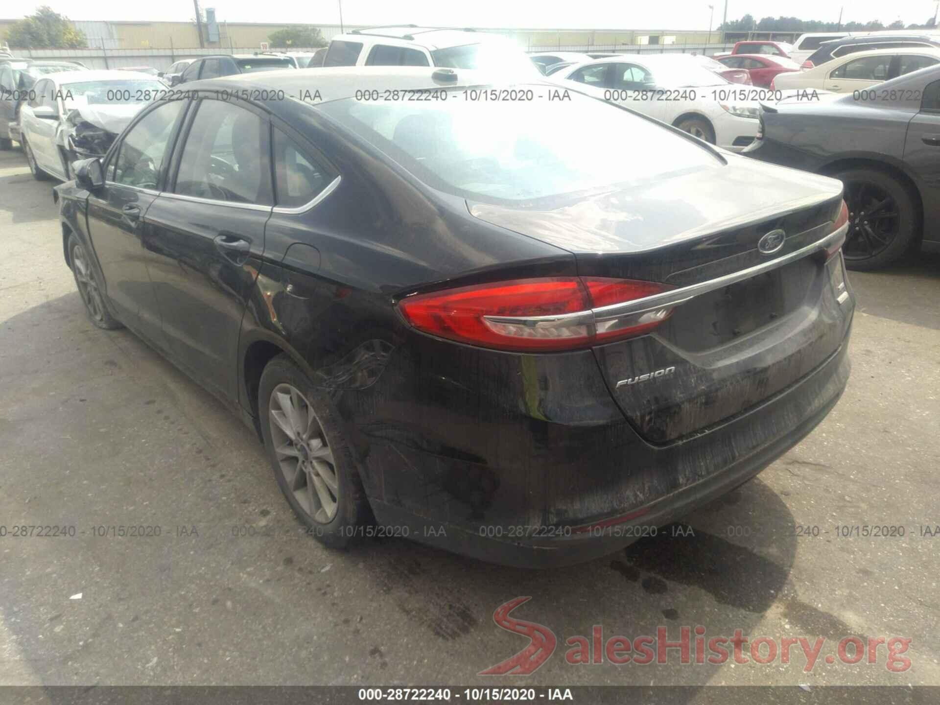 3FA6P0HD5HR128300 2017 FORD FUSION