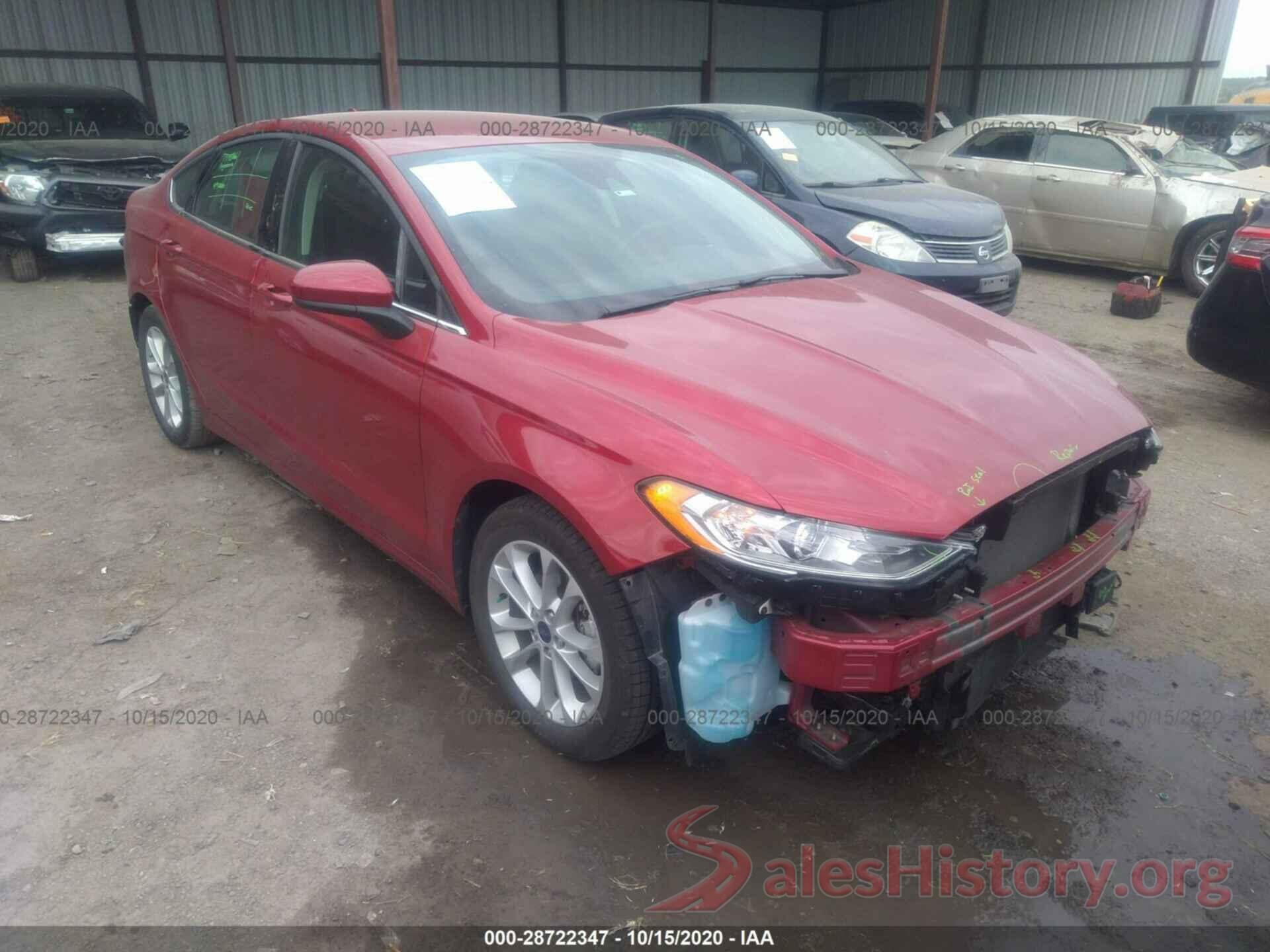 3FA6P0HD8LR168945 2020 FORD FUSION