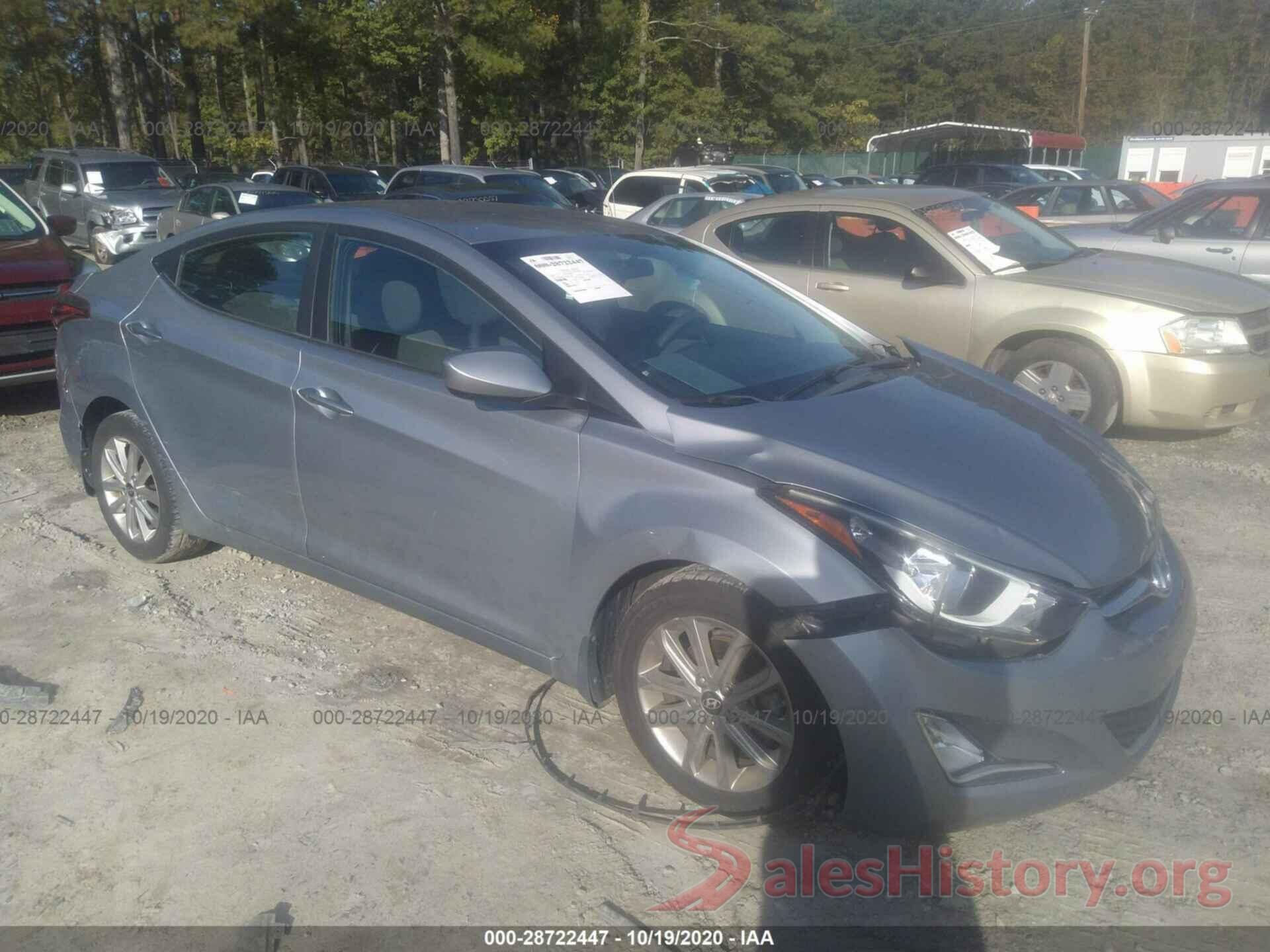 5NPDH4AE7FH591838 2015 HYUNDAI ELANTRA