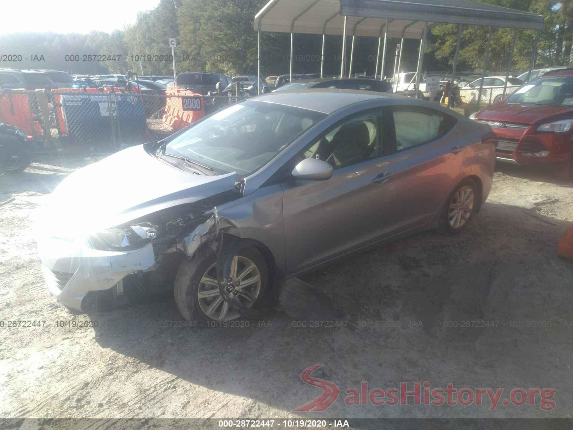 5NPDH4AE7FH591838 2015 HYUNDAI ELANTRA