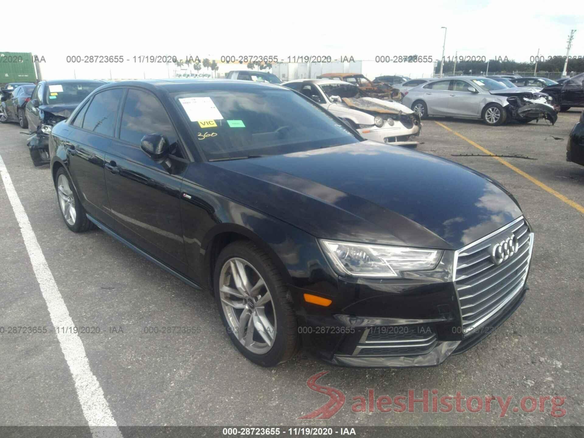 WAUKMAF40HN041320 2017 AUDI A4