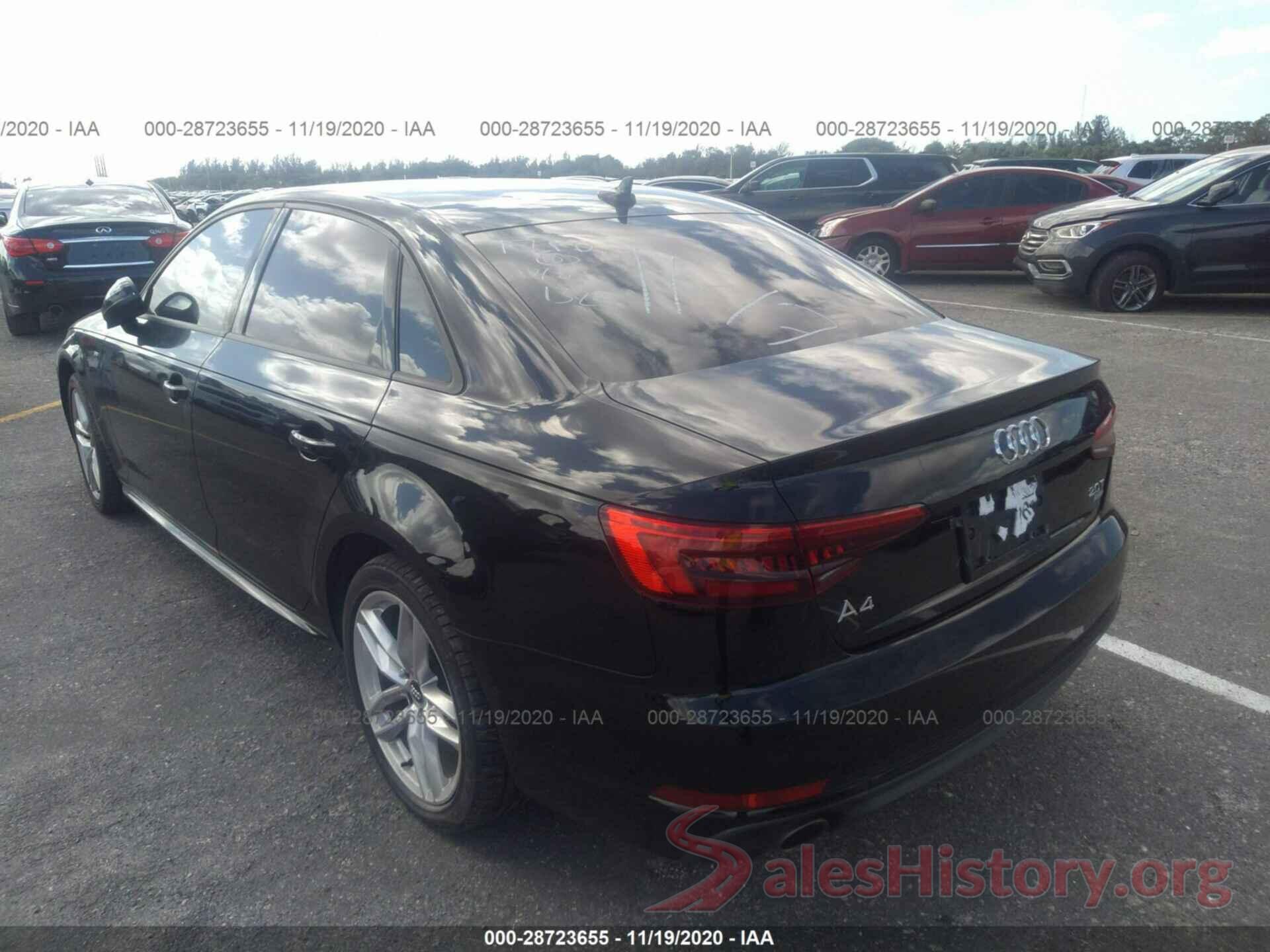 WAUKMAF40HN041320 2017 AUDI A4