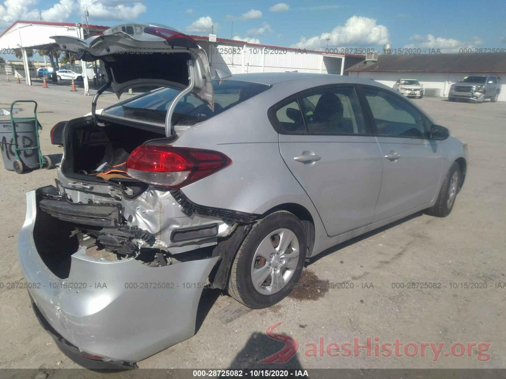 3KPFK4A76JE180746 2018 KIA FORTE