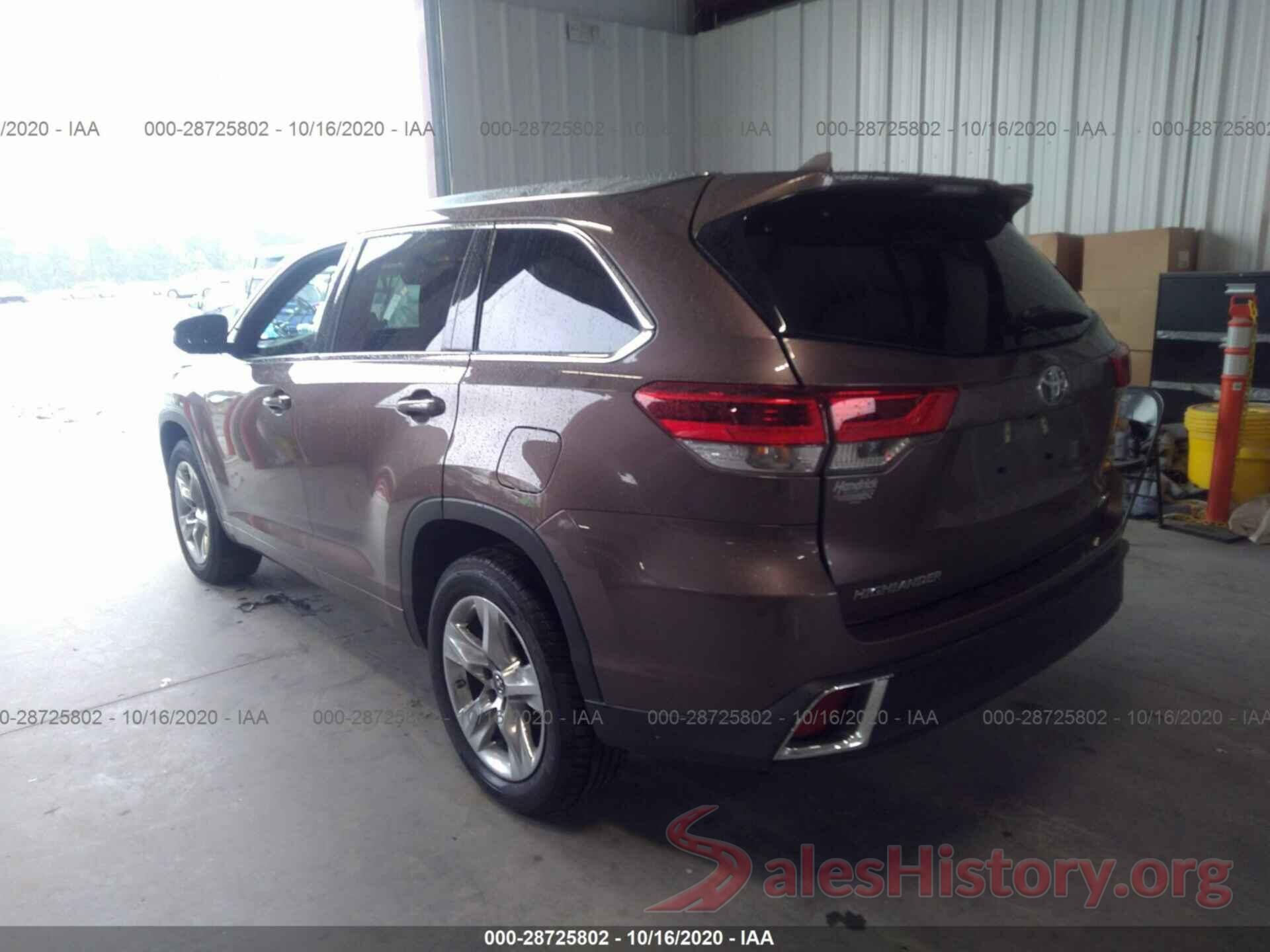 5TDYZRFH4HS194308 2017 TOYOTA HIGHLANDER