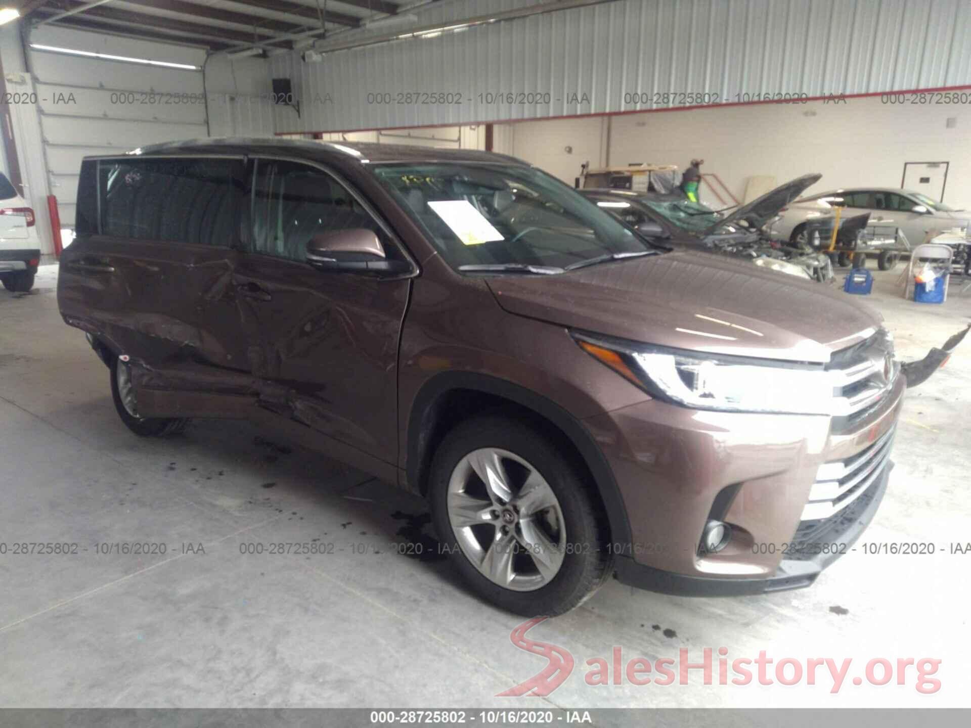 5TDYZRFH4HS194308 2017 TOYOTA HIGHLANDER