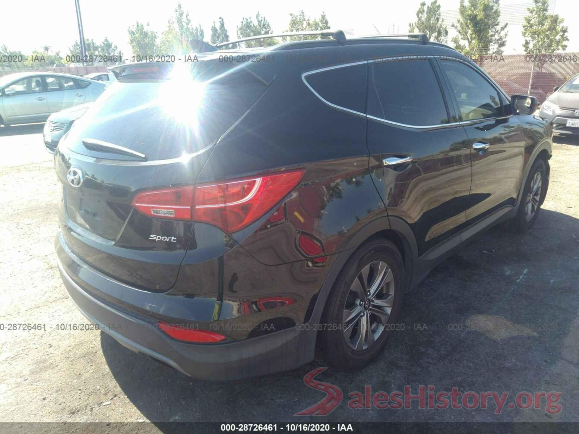 5XYZU3LB9GG308377 2016 HYUNDAI SANTA FE SPORT