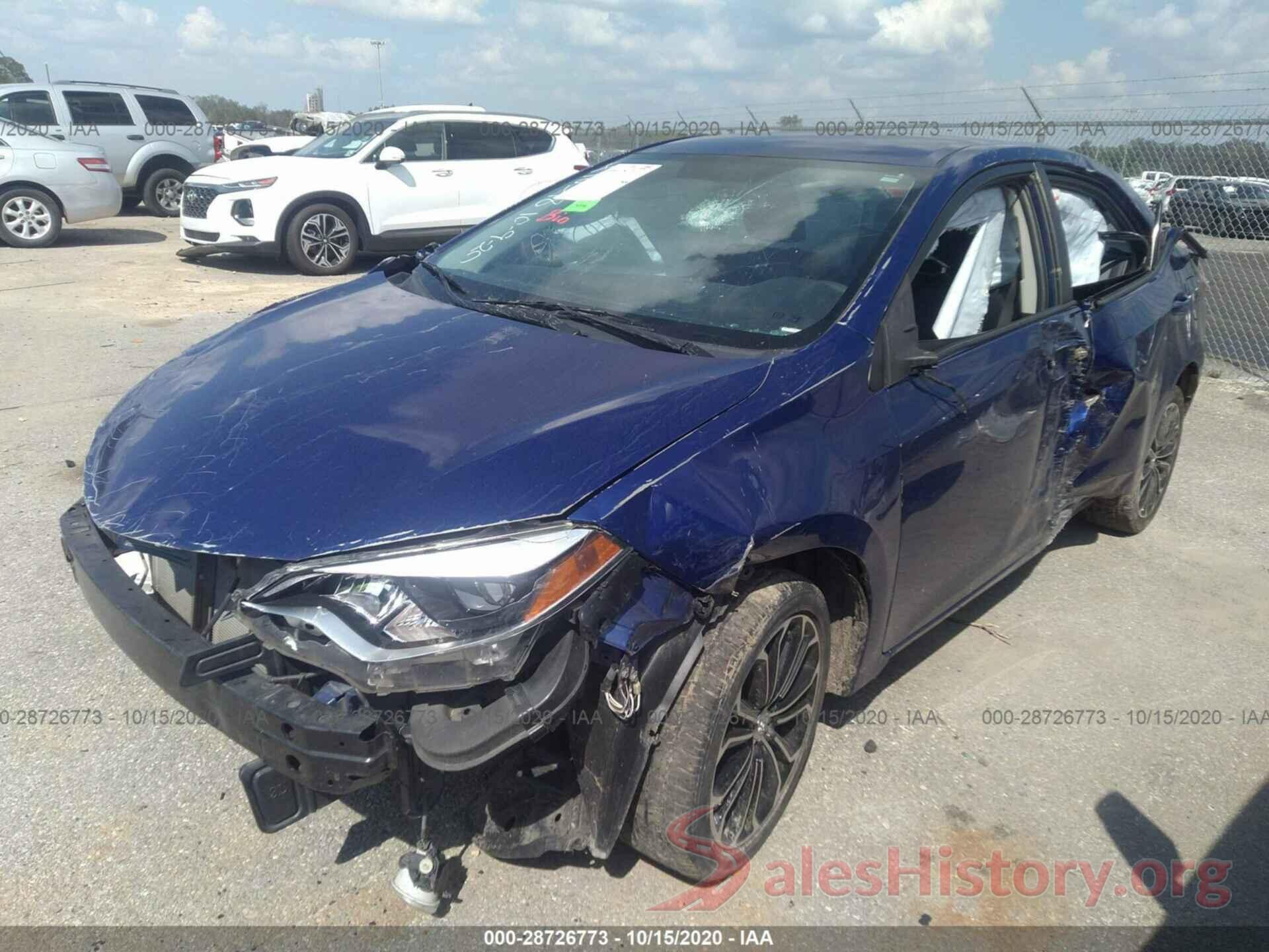 5YFBURHE5GP478318 2016 TOYOTA COROLLA