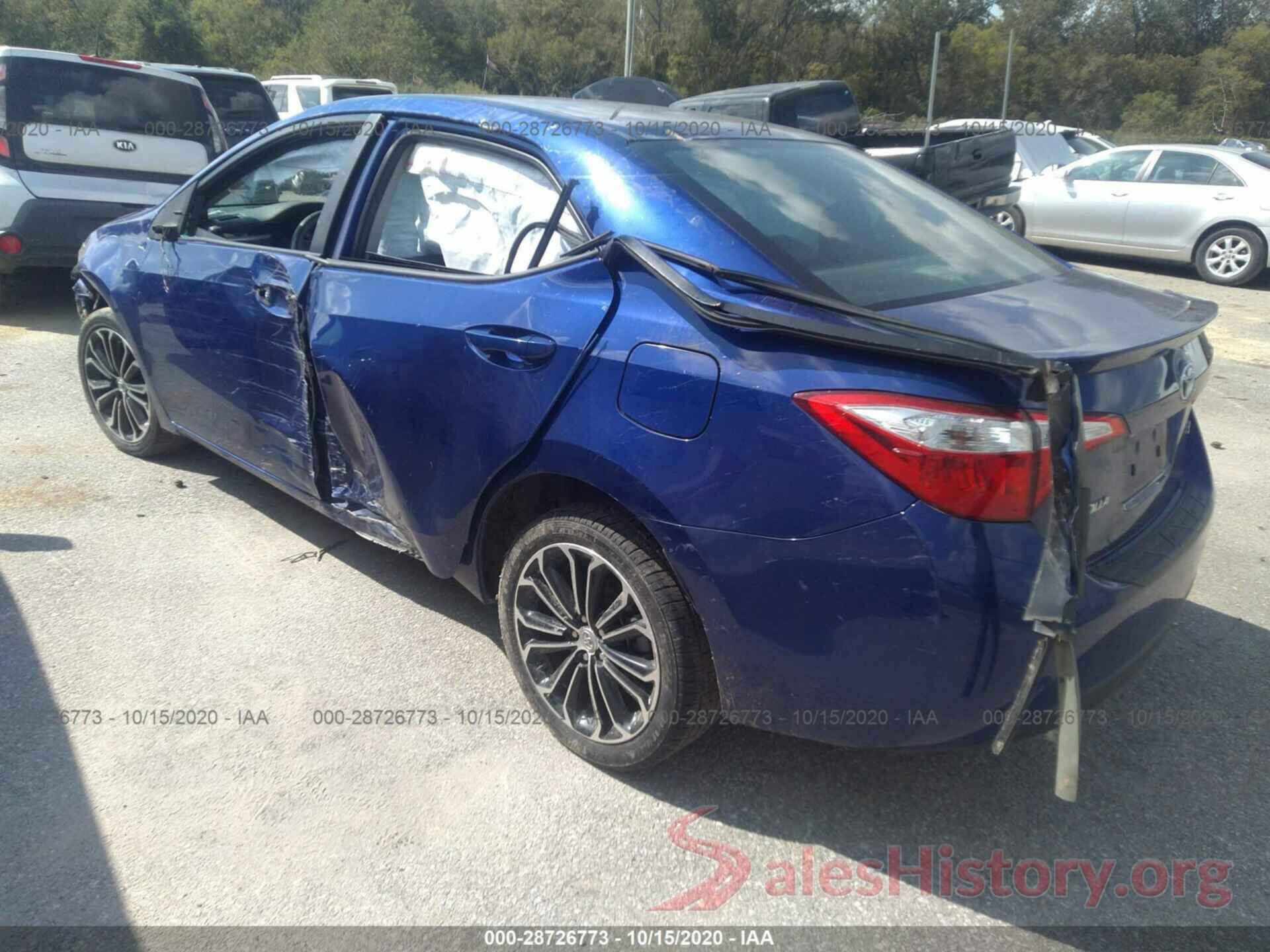 5YFBURHE5GP478318 2016 TOYOTA COROLLA