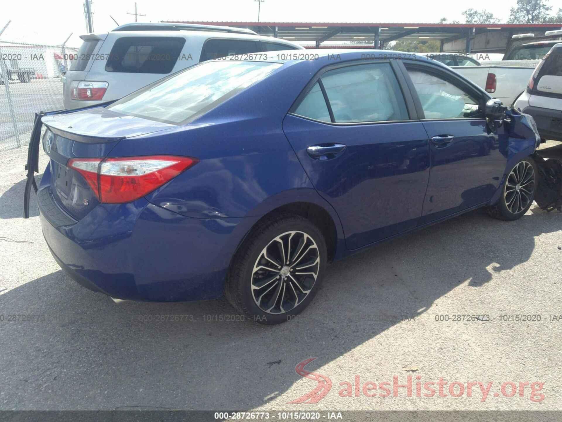 5YFBURHE5GP478318 2016 TOYOTA COROLLA