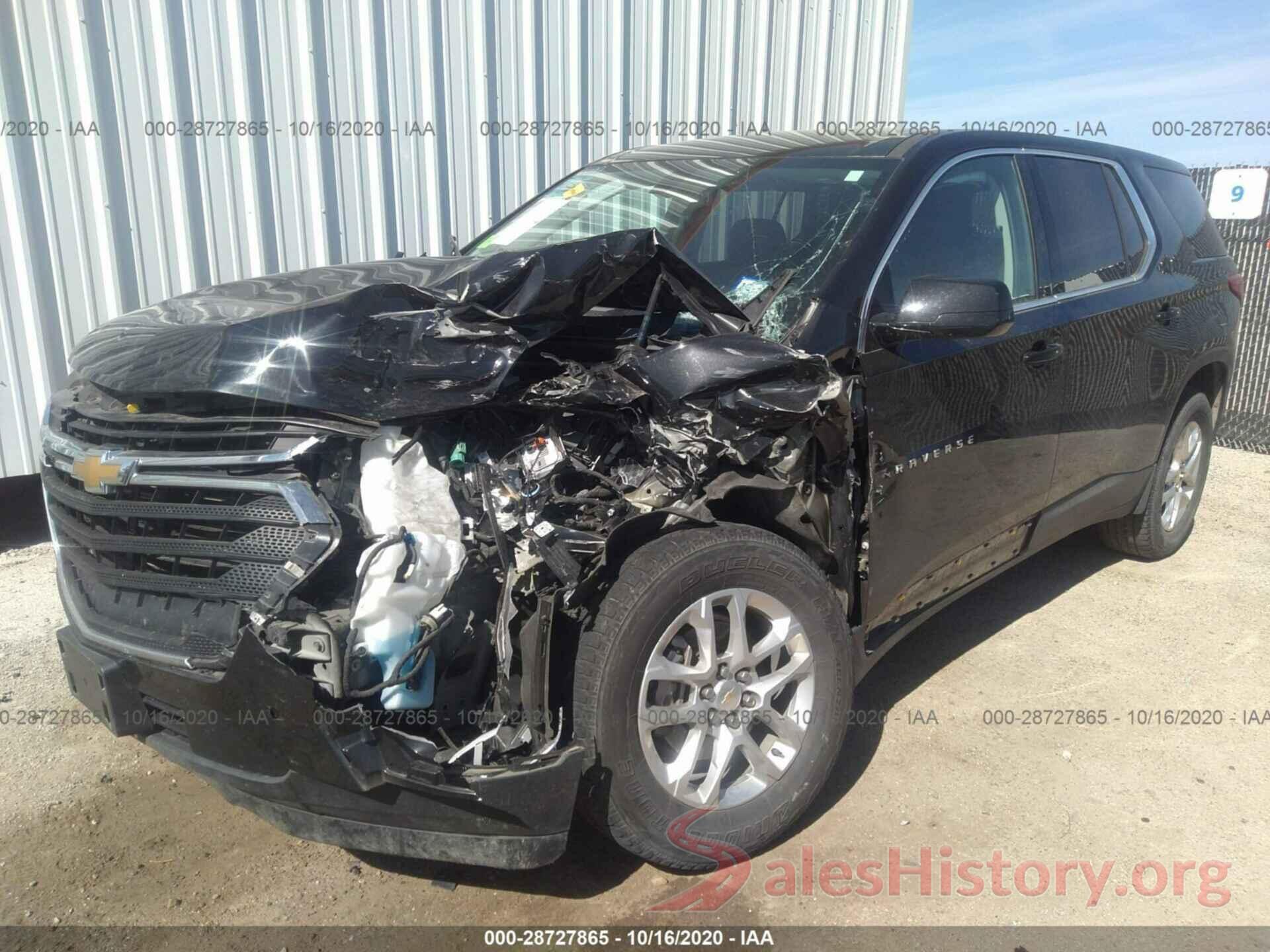 1GNERFKW4KJ200593 2019 CHEVROLET TRAVERSE