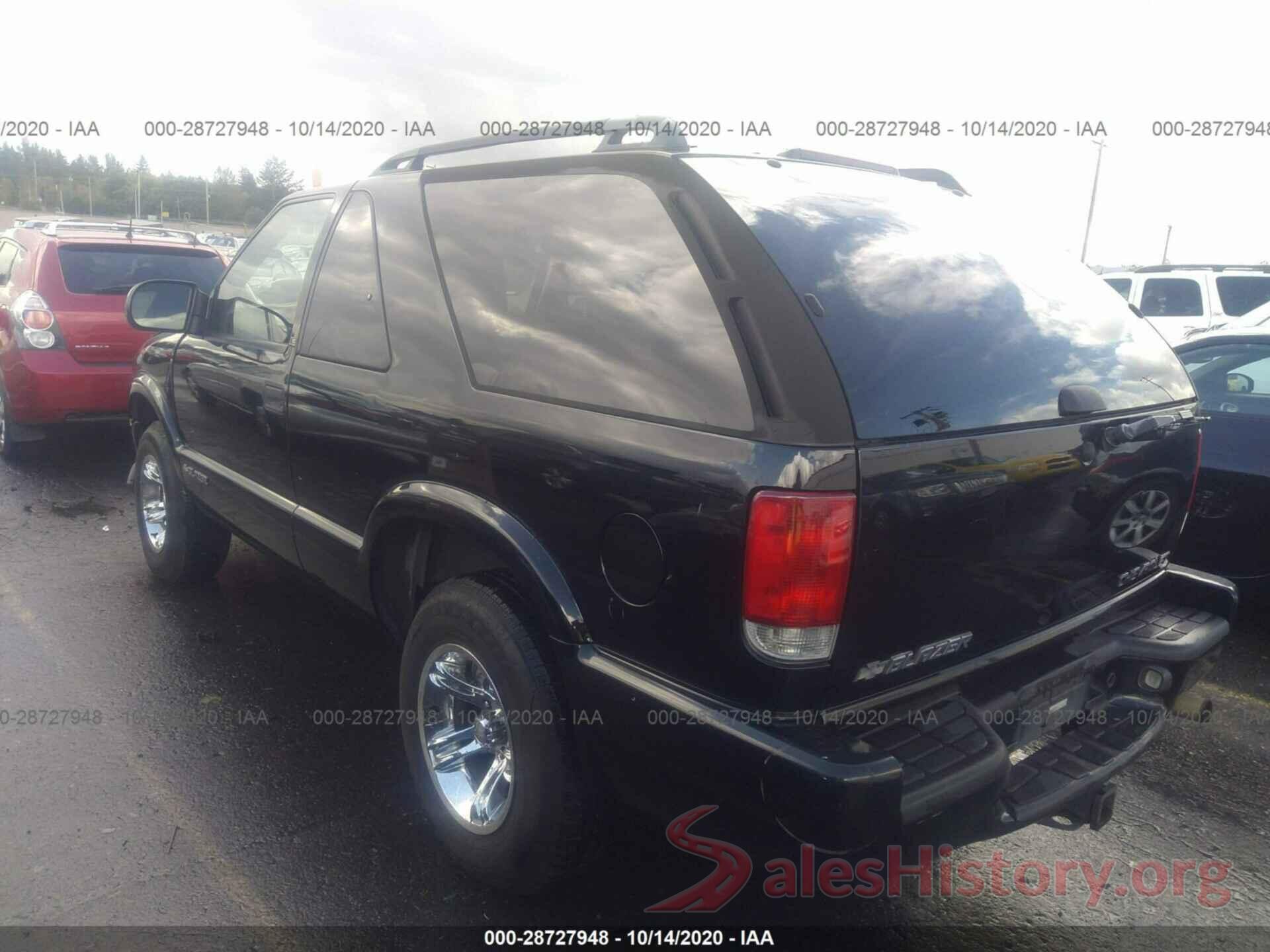 1GNCS18W91K105218 2001 CHEVROLET BLAZER