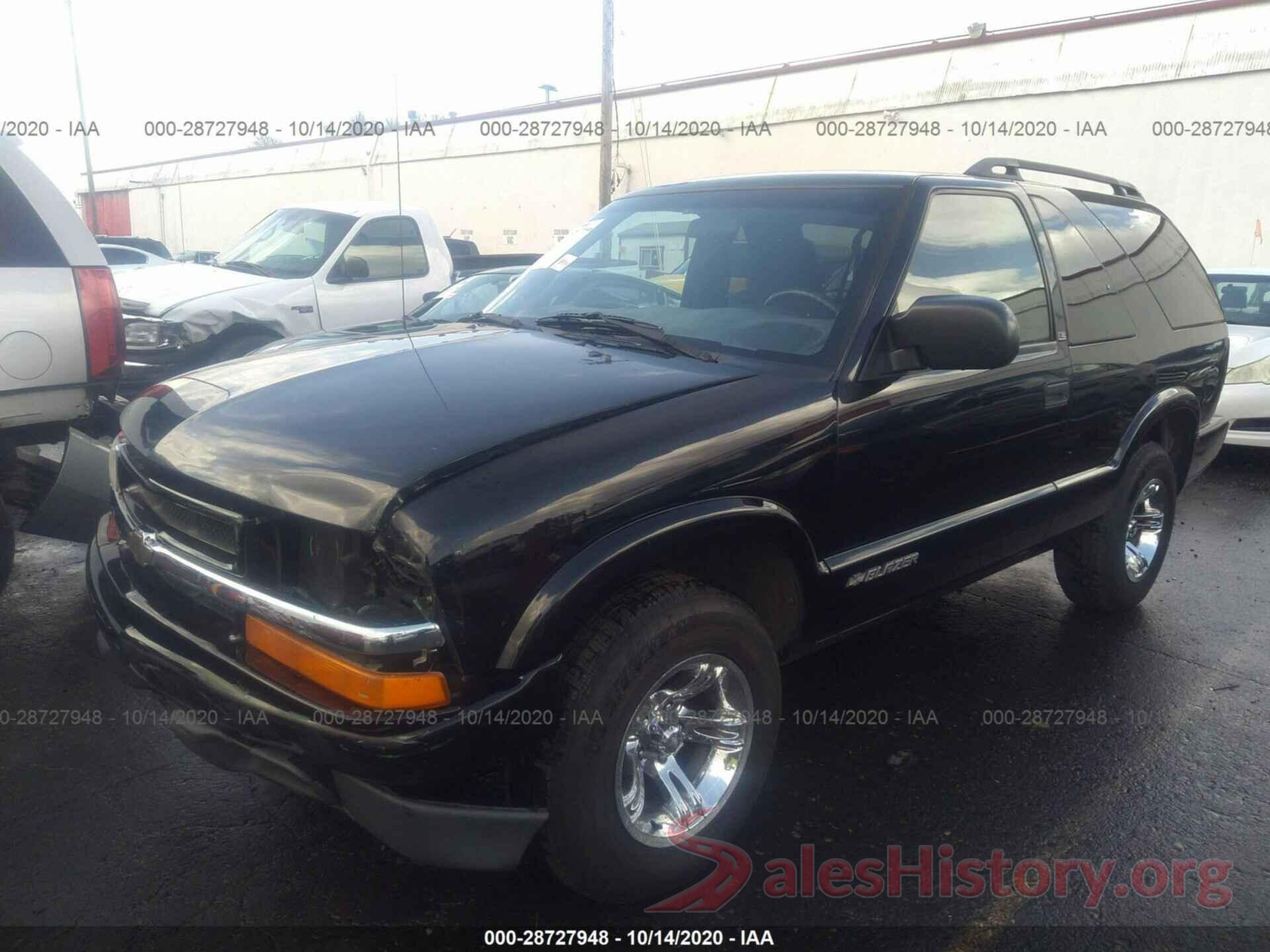 1GNCS18W91K105218 2001 CHEVROLET BLAZER