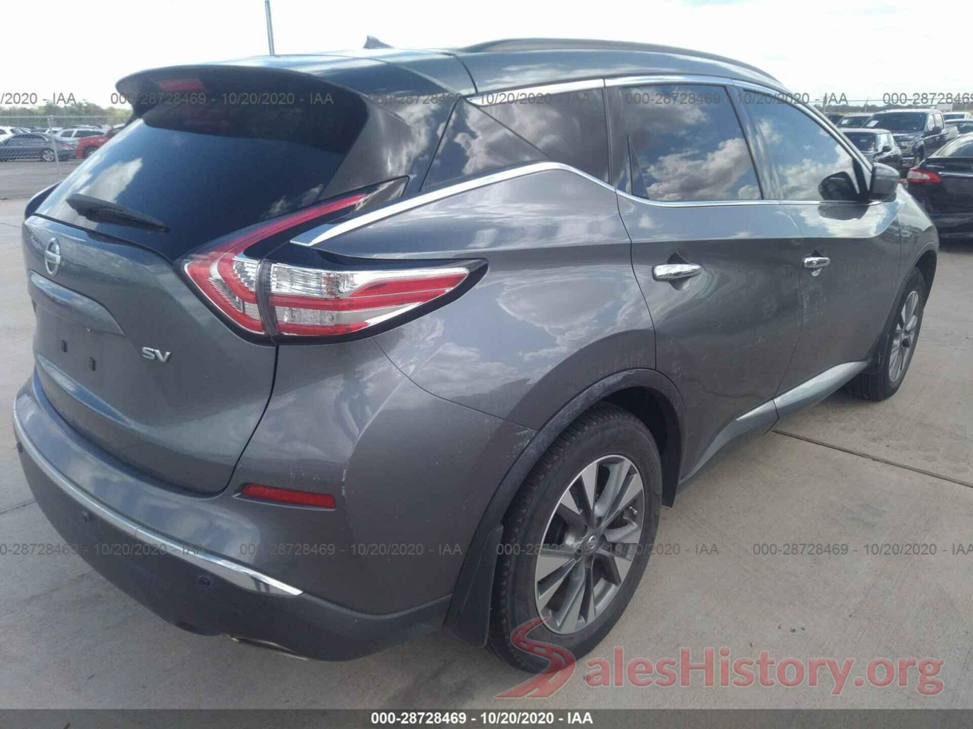 5N1AZ2MG5FN286769 2015 NISSAN MURANO