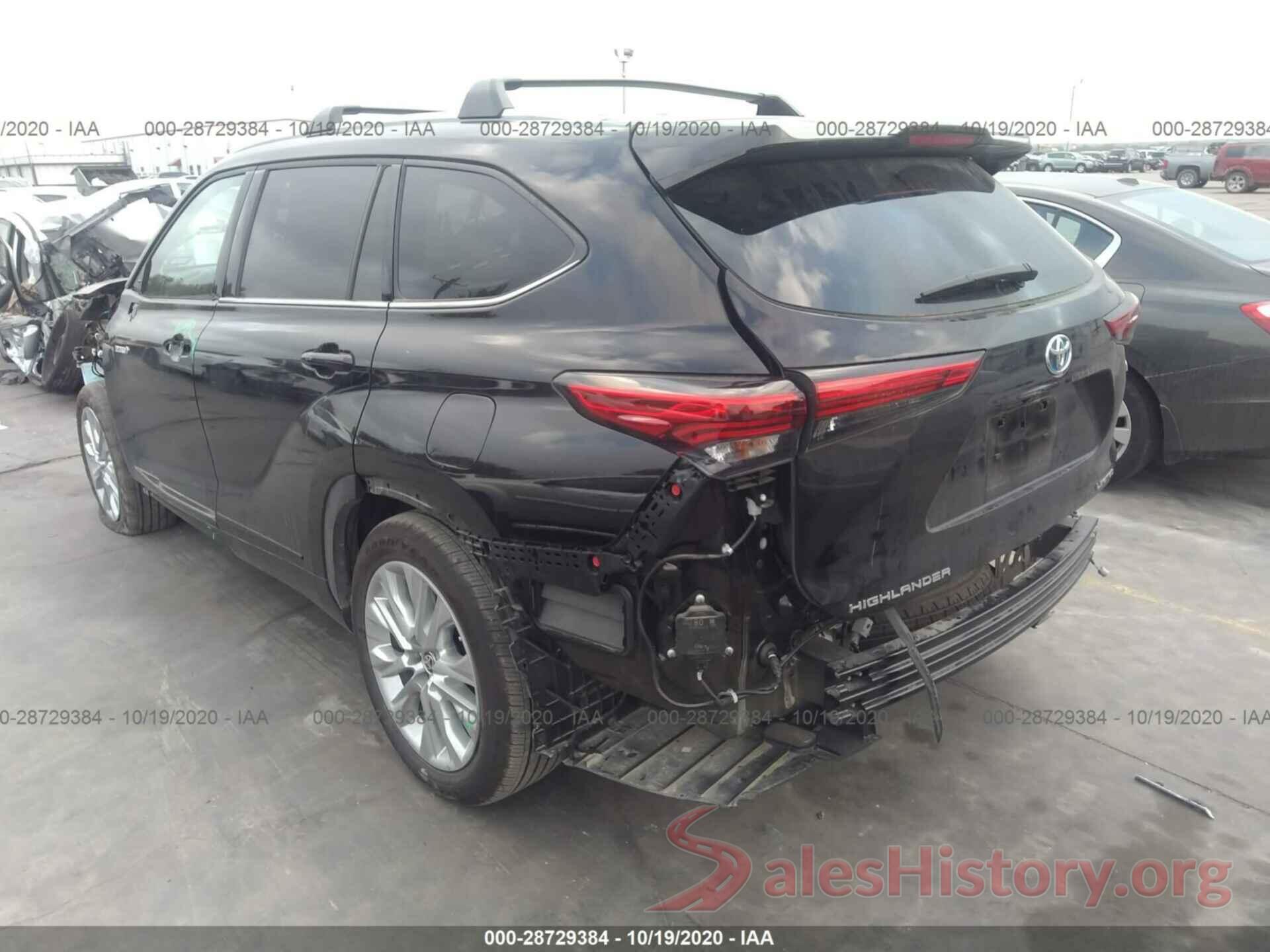 5TDYARAH8LS000838 2020 TOYOTA HIGHLANDER