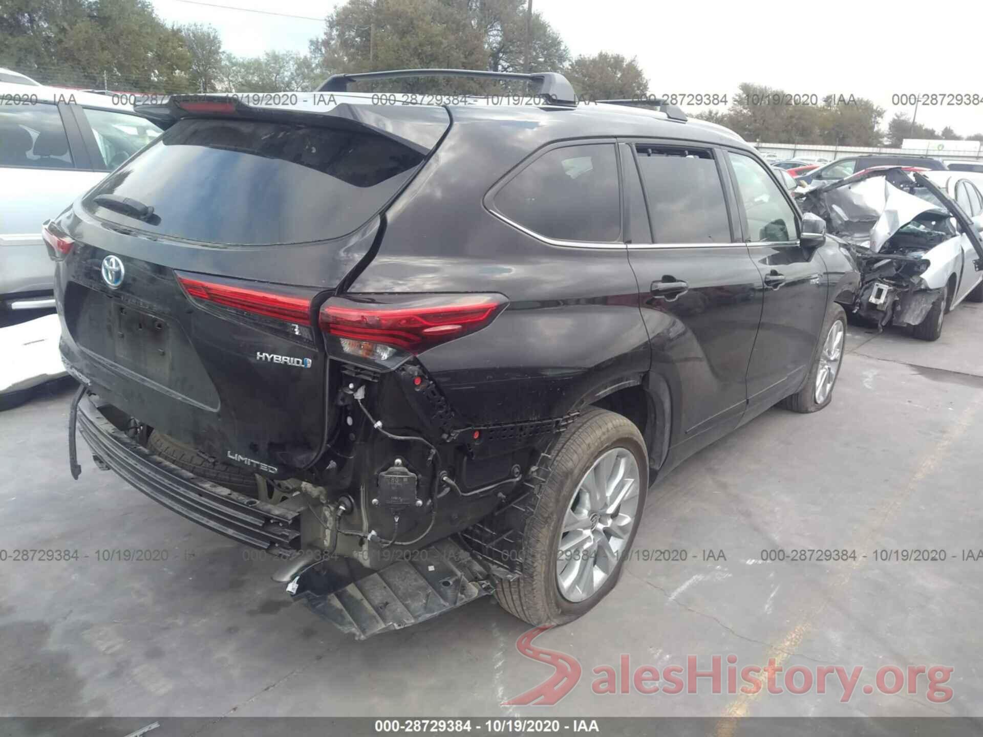 5TDYARAH8LS000838 2020 TOYOTA HIGHLANDER