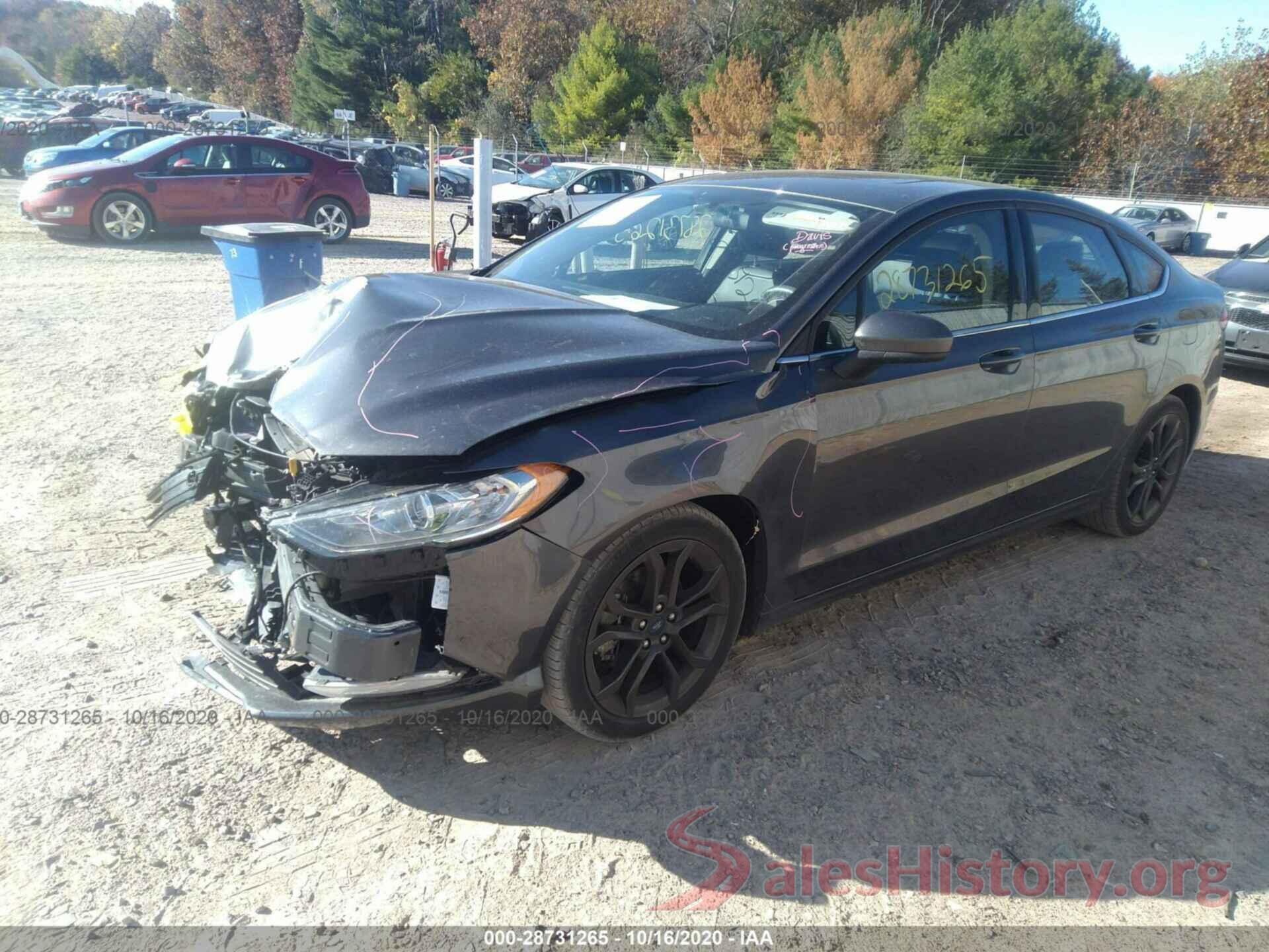 3FA6P0HDXJR167311 2018 FORD FUSION