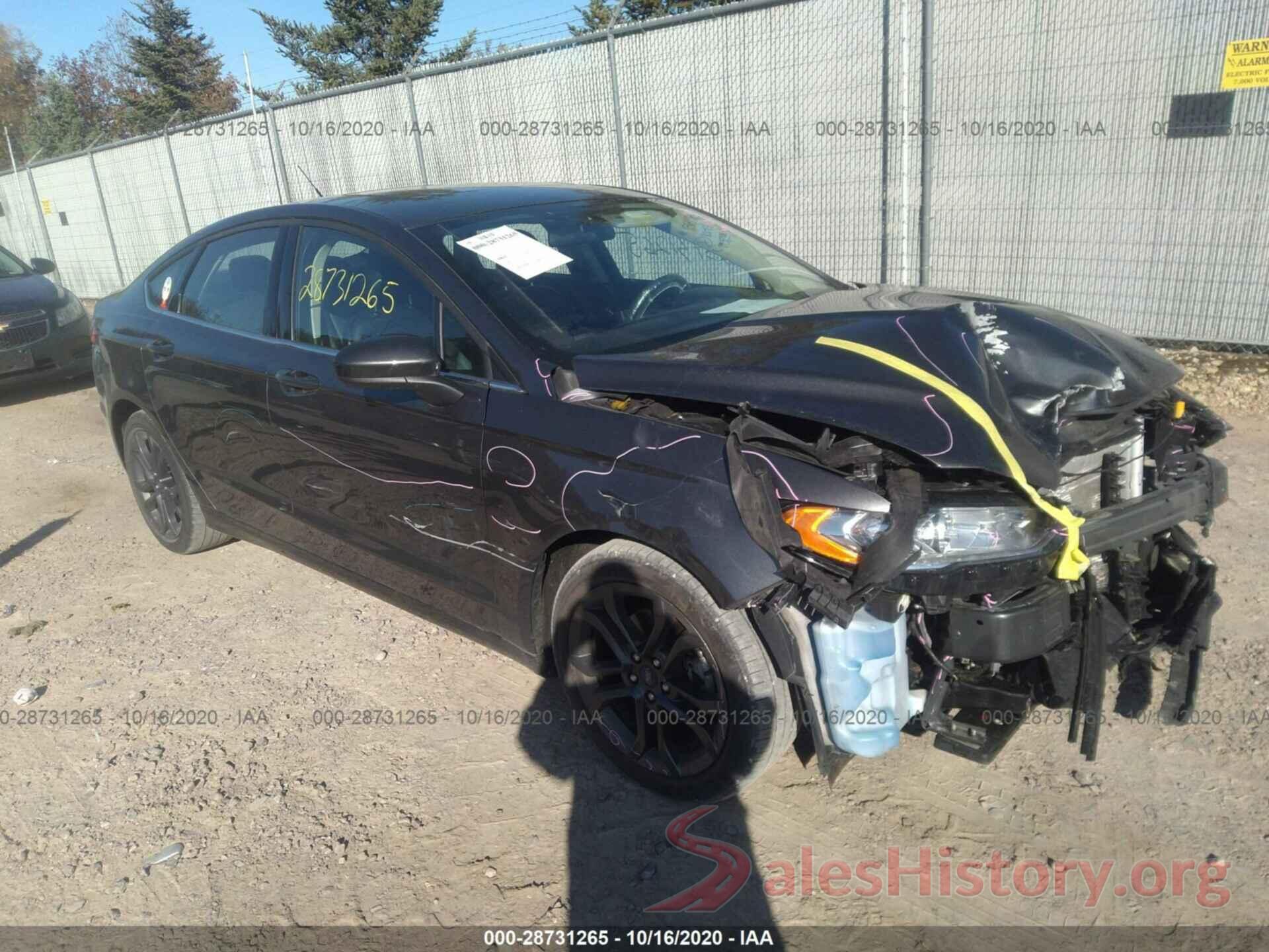 3FA6P0HDXJR167311 2018 FORD FUSION