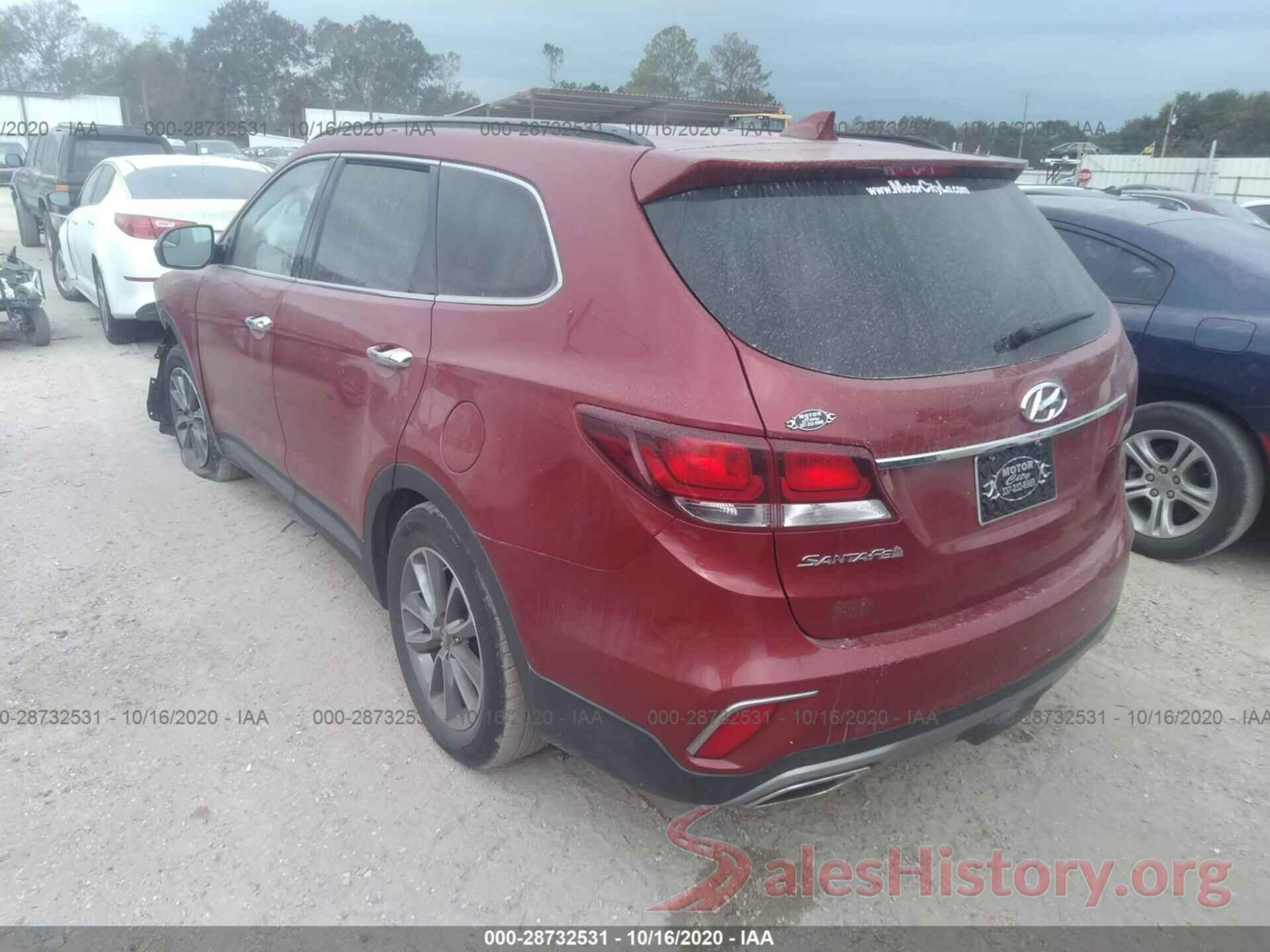 KM8SM4HF6HU166777 2017 HYUNDAI SANTA FE