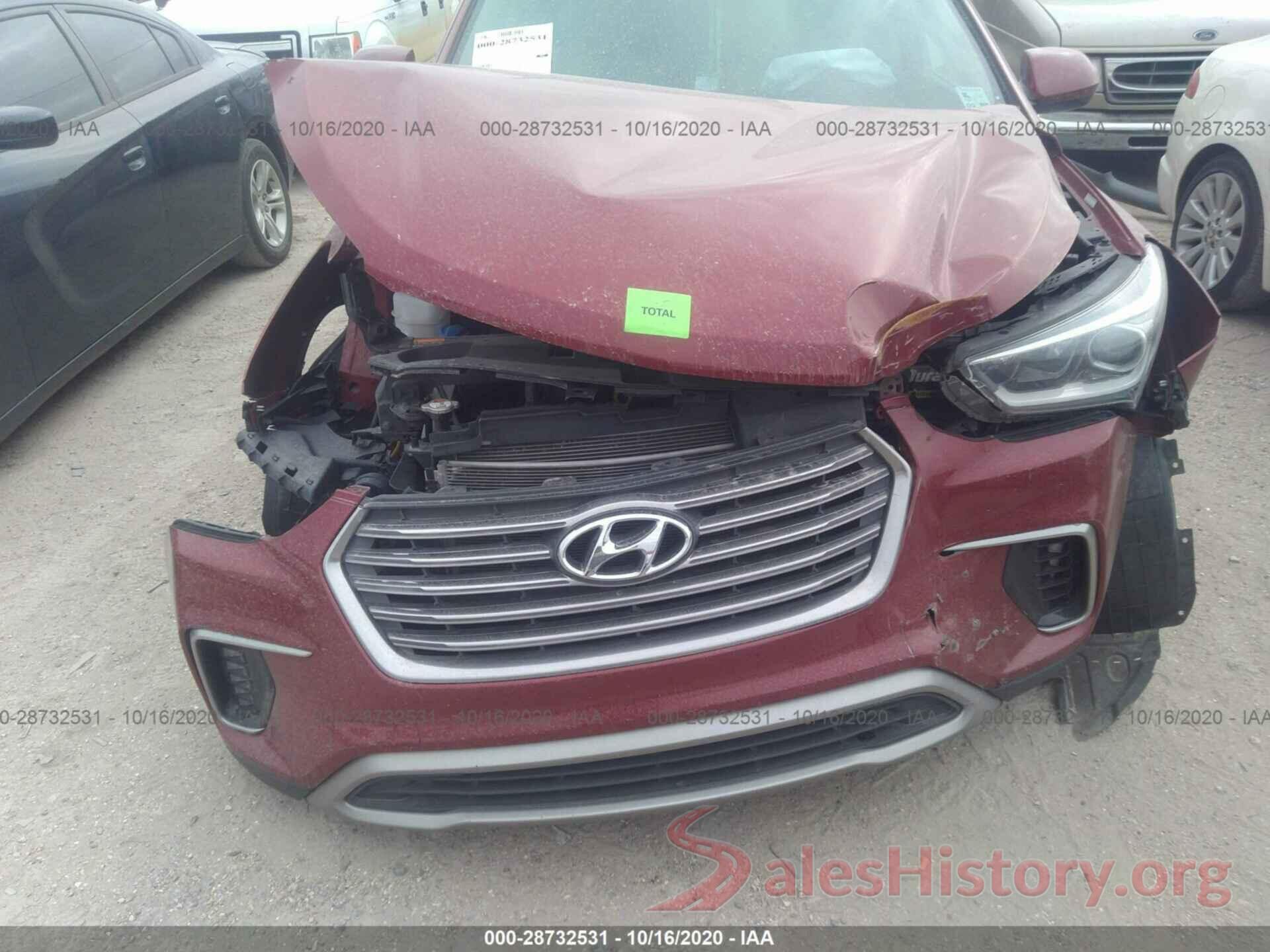 KM8SM4HF6HU166777 2017 HYUNDAI SANTA FE