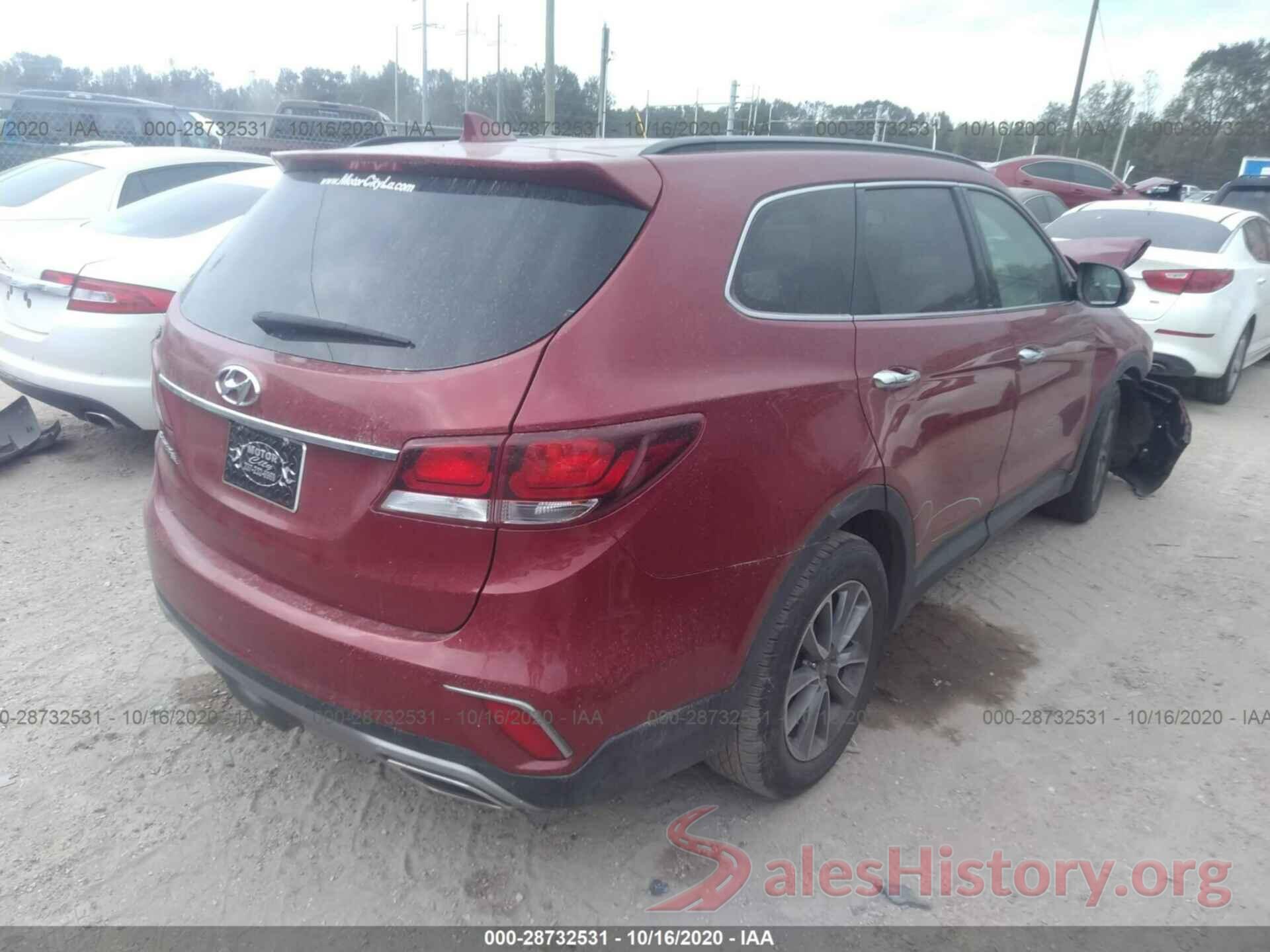 KM8SM4HF6HU166777 2017 HYUNDAI SANTA FE