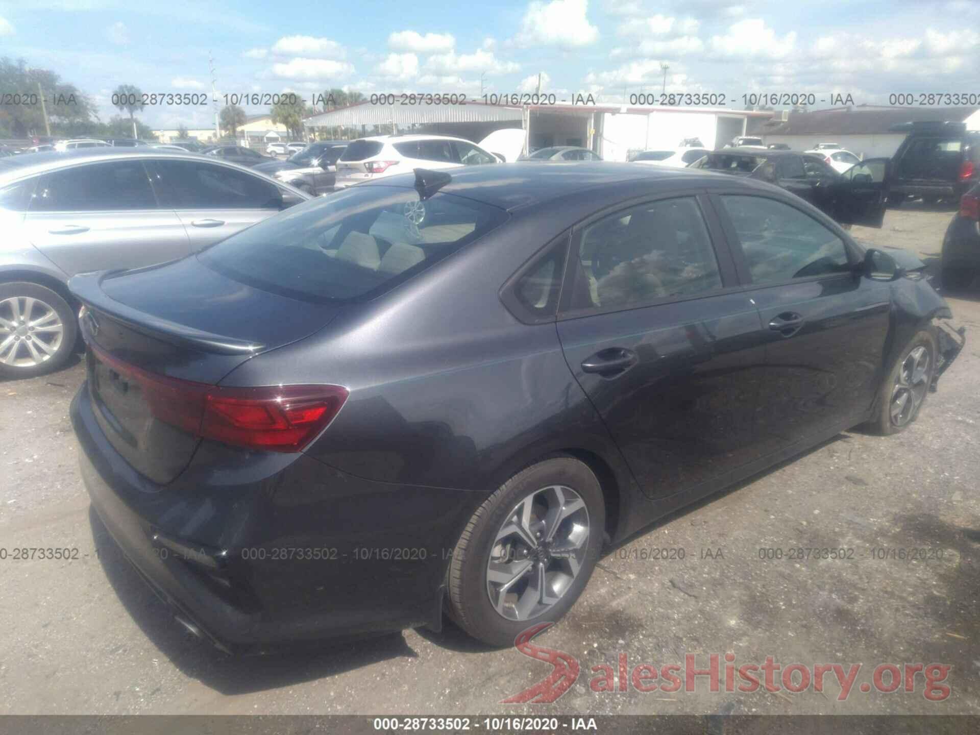 3KPF24AD8KE120555 2019 KIA FORTE