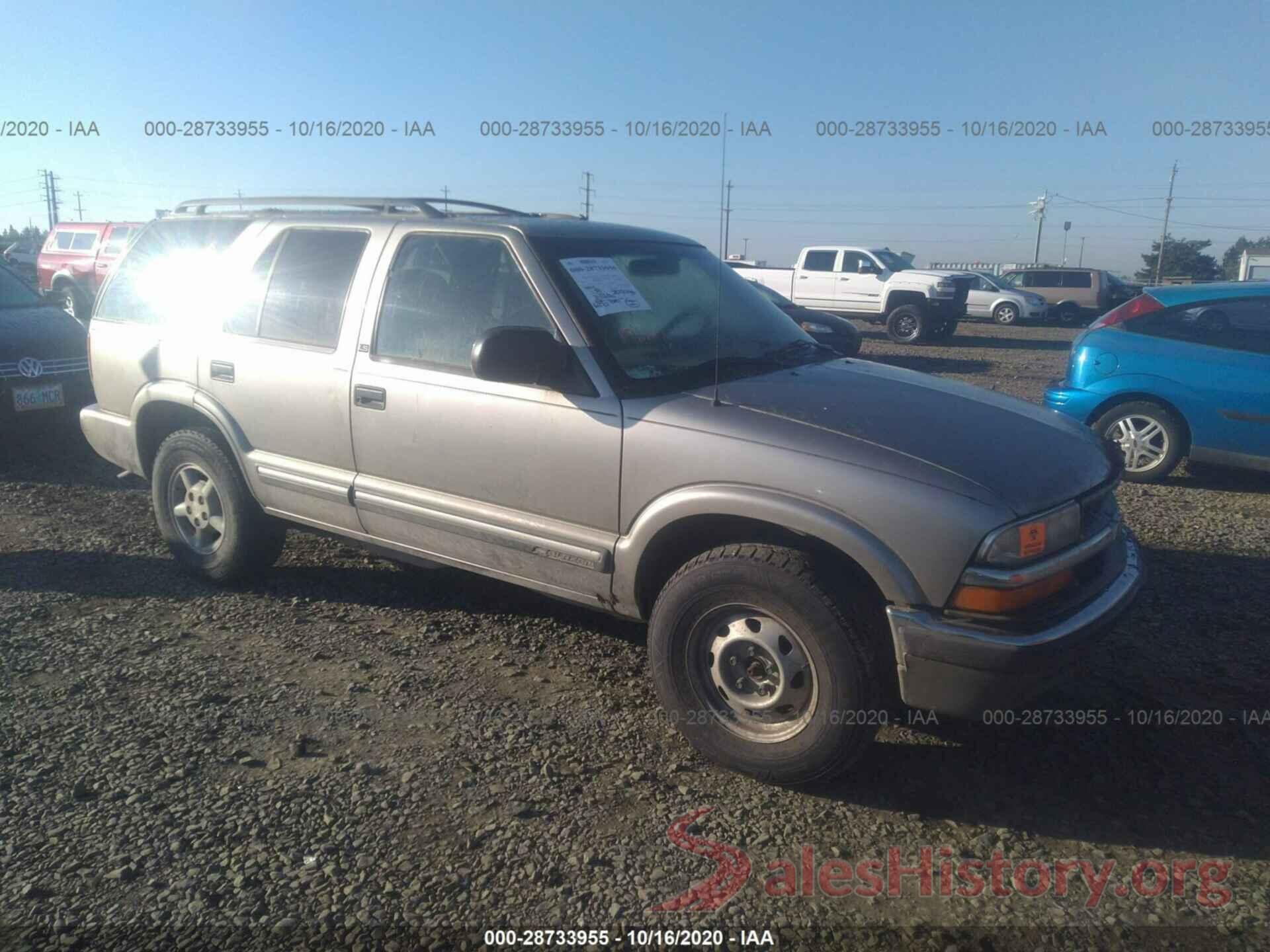 1GNDT13W112151148 2001 CHEVROLET BLAZER