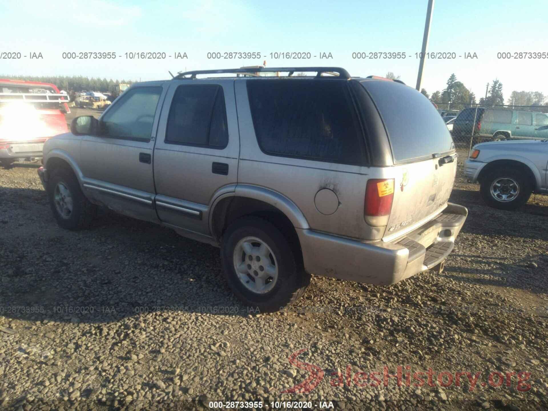 1GNDT13W112151148 2001 CHEVROLET BLAZER