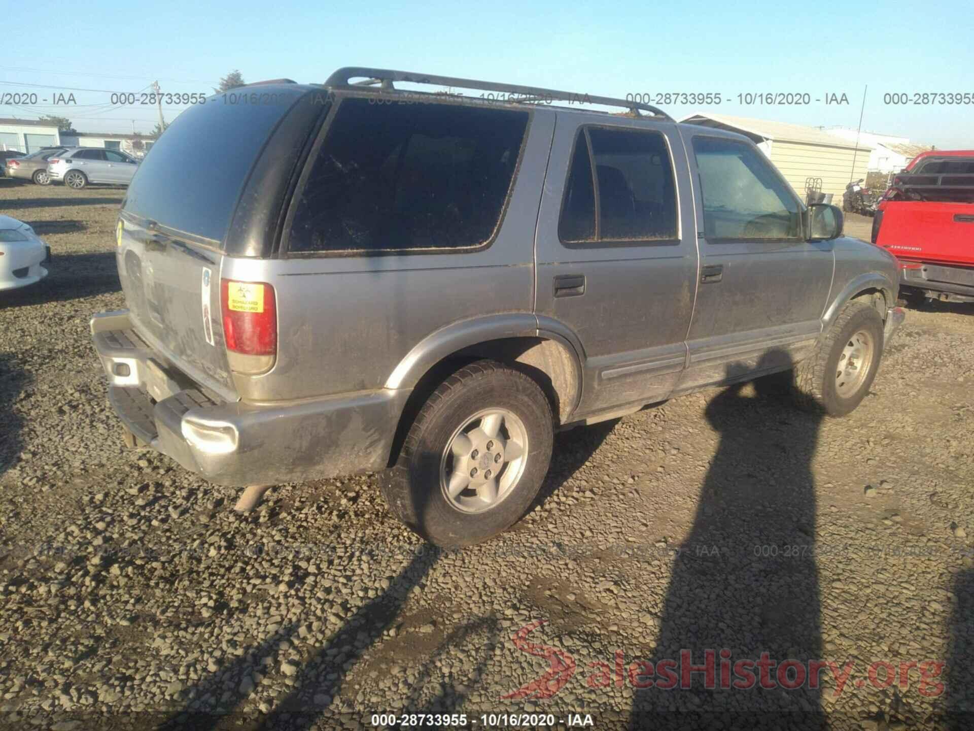 1GNDT13W112151148 2001 CHEVROLET BLAZER