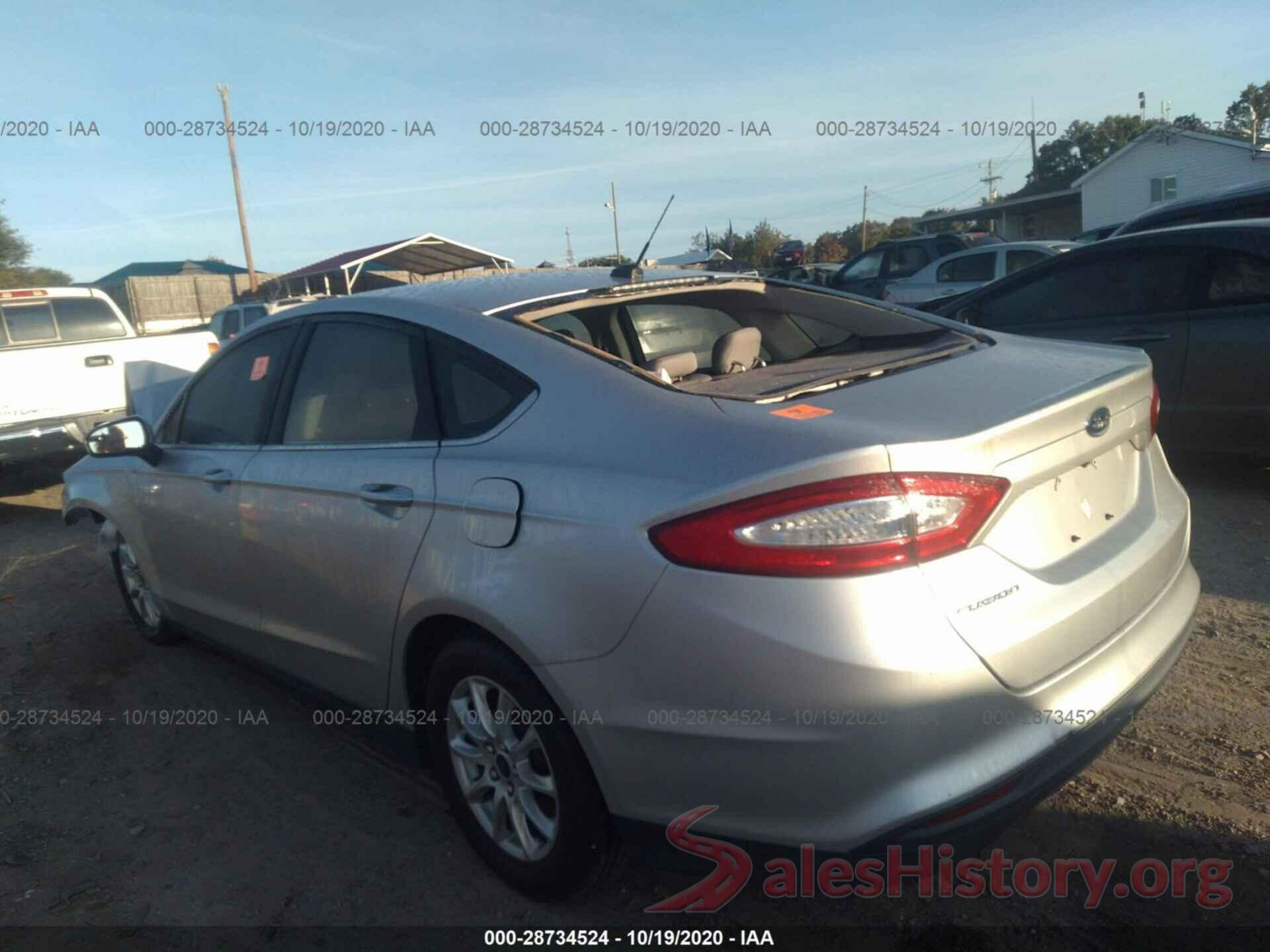 3FA6P0G74GR345735 2016 FORD FUSION