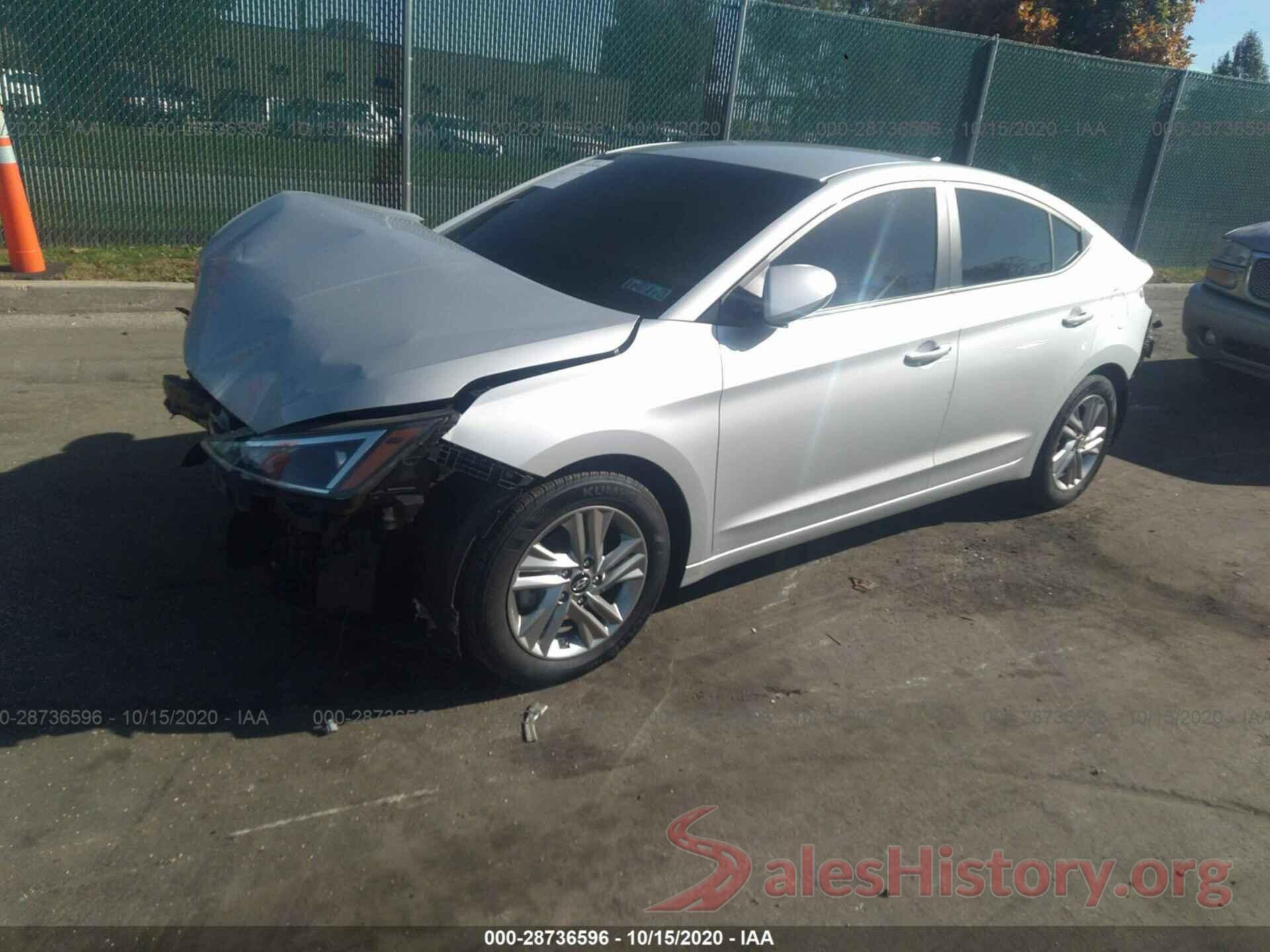 KMHD84LF7KU770821 2019 HYUNDAI ELANTRA