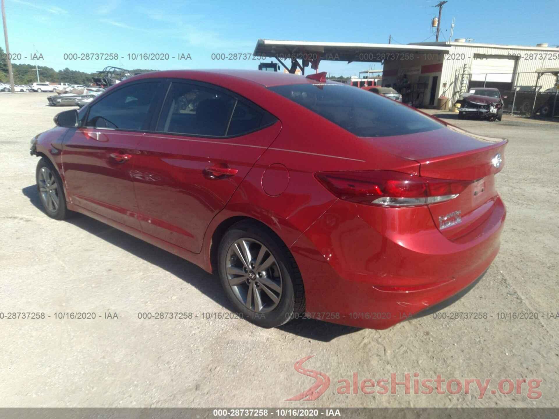 5NPD84LF7JH391976 2018 HYUNDAI ELANTRA