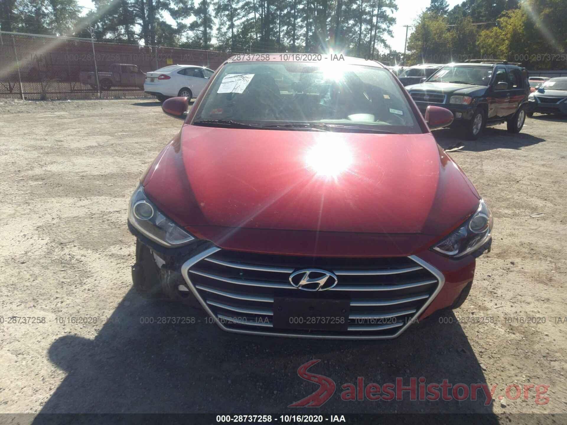 5NPD84LF7JH391976 2018 HYUNDAI ELANTRA