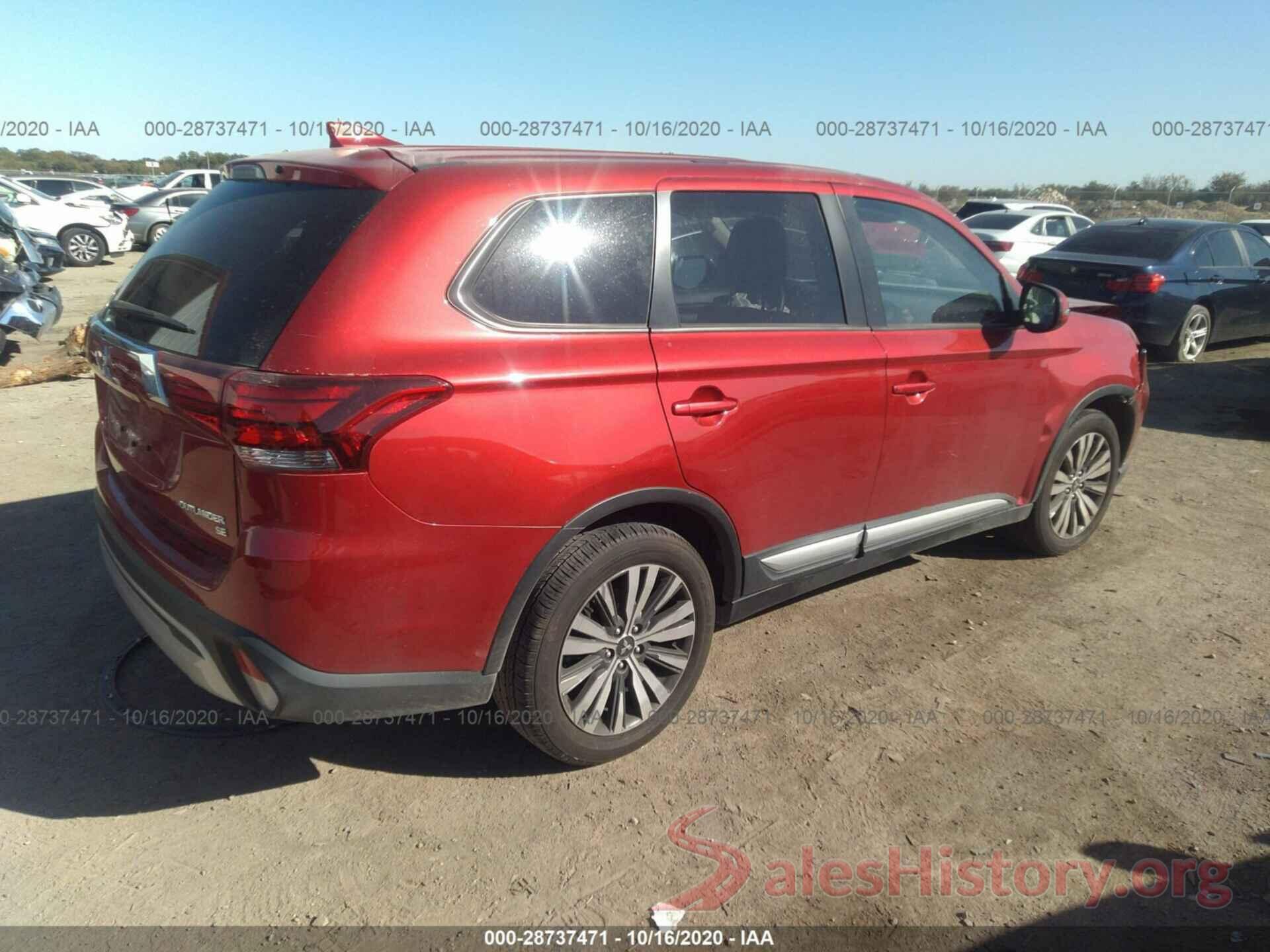 JA4AD3A3XKZ055650 2019 MITSUBISHI OUTLANDER