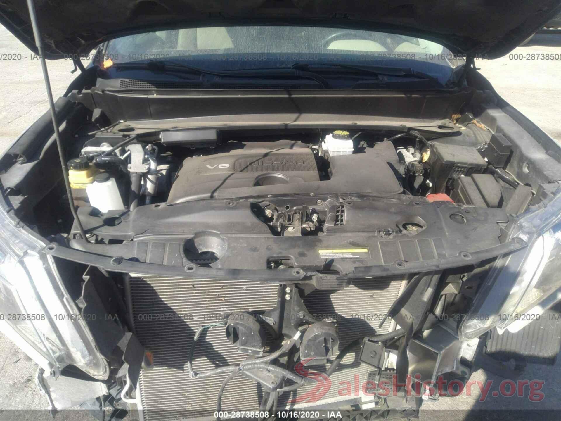 5N1DR2MM8HC607978 2017 NISSAN PATHFINDER