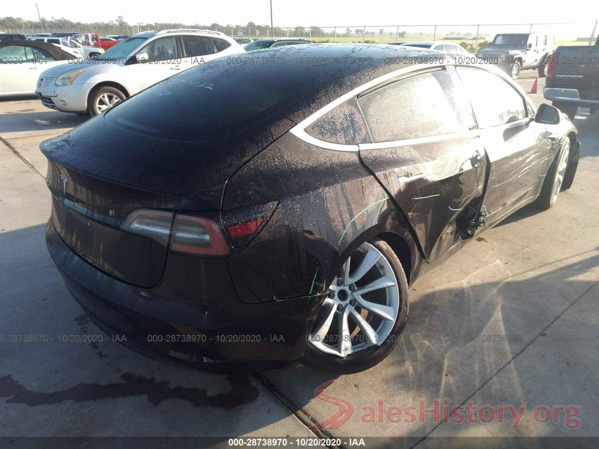 5YJ3E1EA8LF737877 2020 TESLA MODEL 3