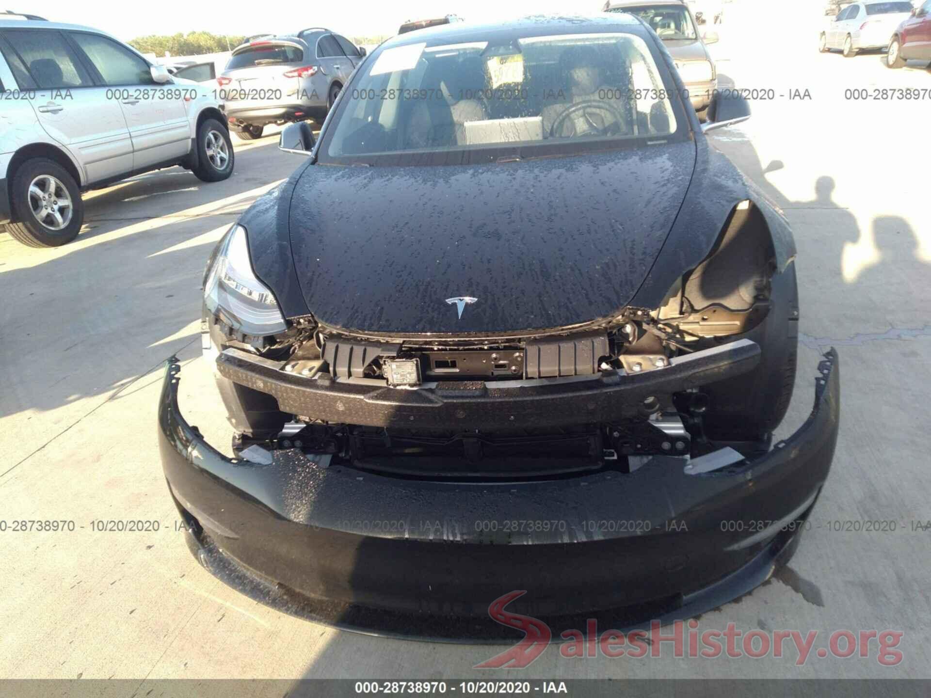 5YJ3E1EA8LF737877 2020 TESLA MODEL 3