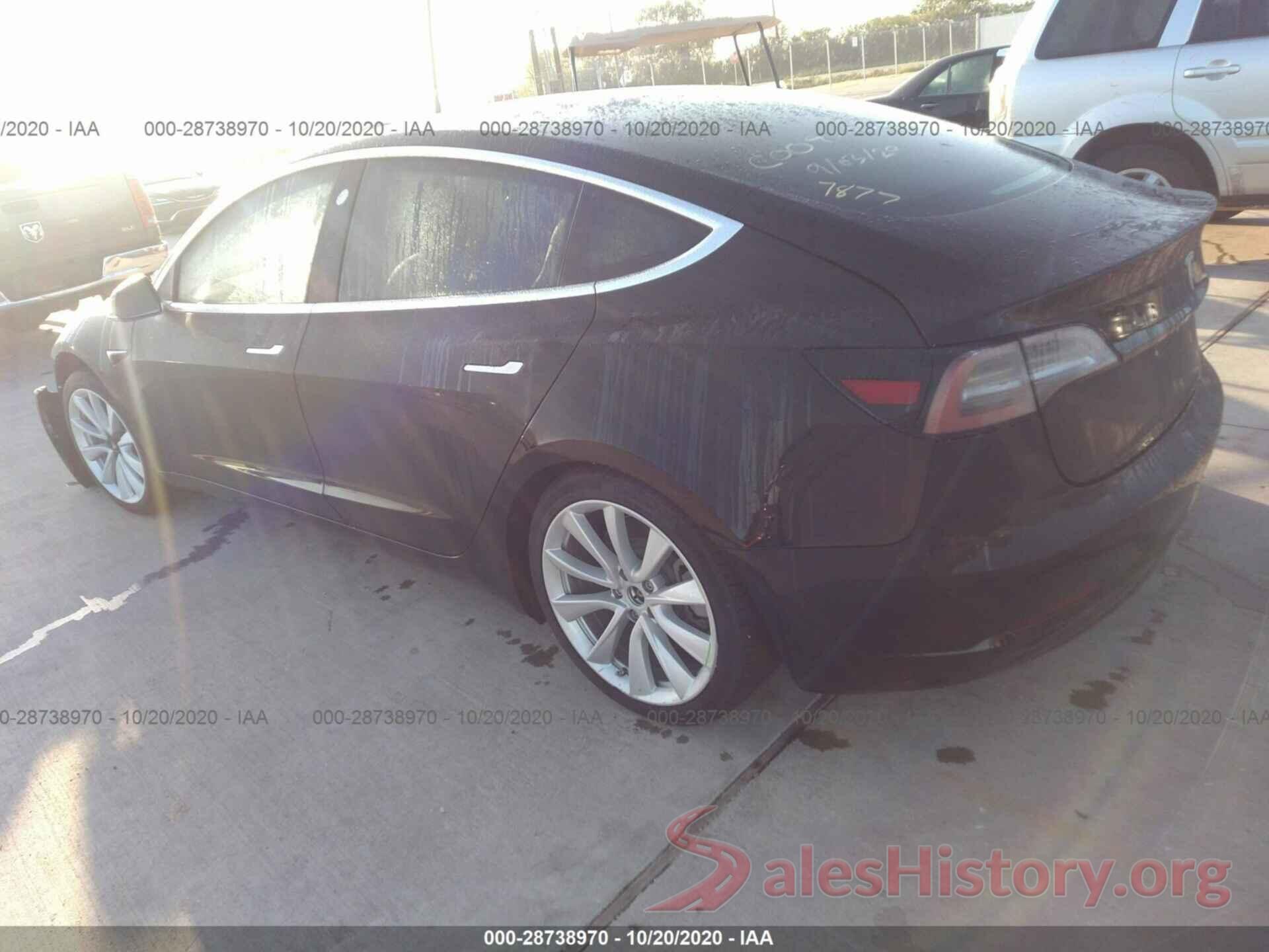 5YJ3E1EA8LF737877 2020 TESLA MODEL 3