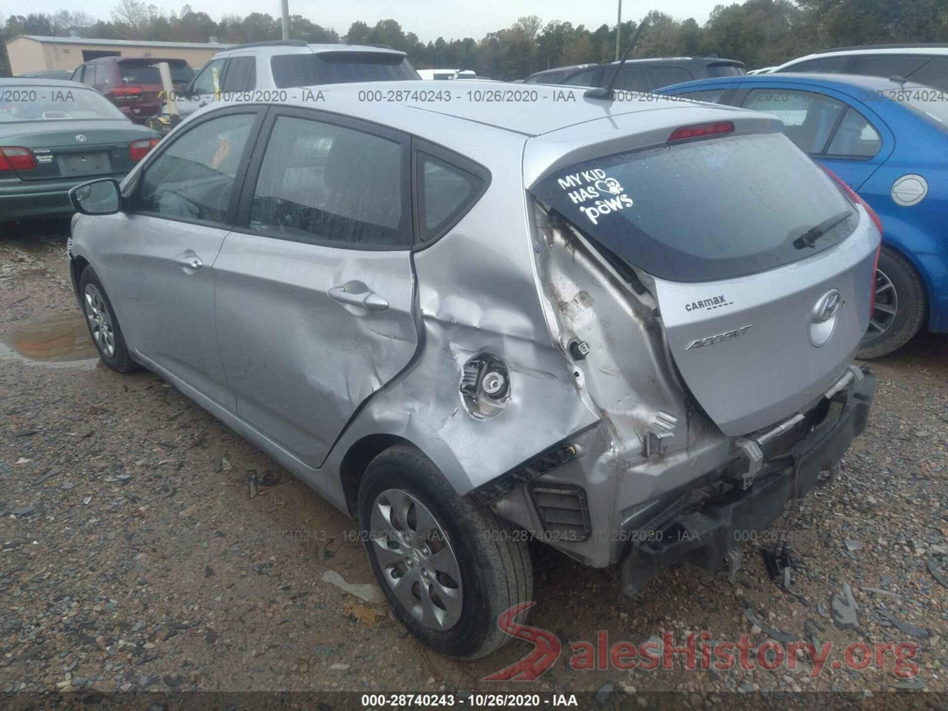 KMHCT5AE9GU239234 2016 HYUNDAI ACCENT