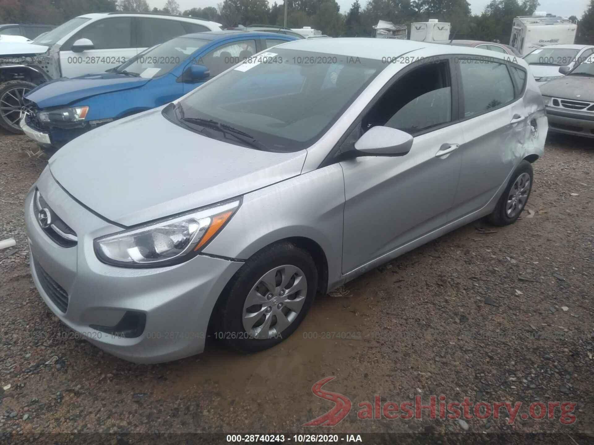 KMHCT5AE9GU239234 2016 HYUNDAI ACCENT