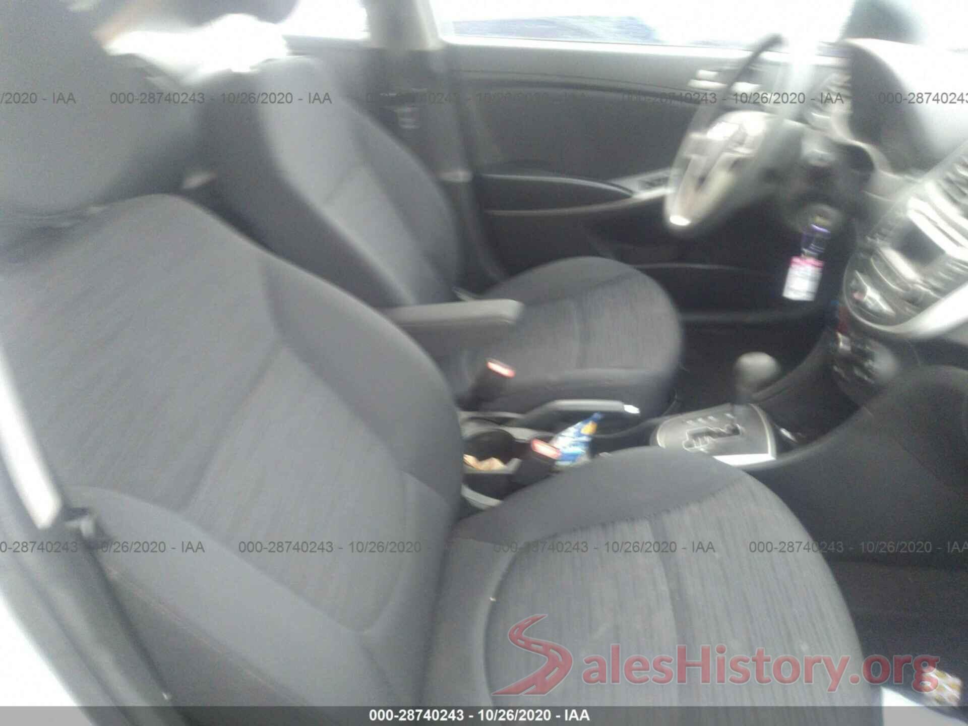 KMHCT5AE9GU239234 2016 HYUNDAI ACCENT