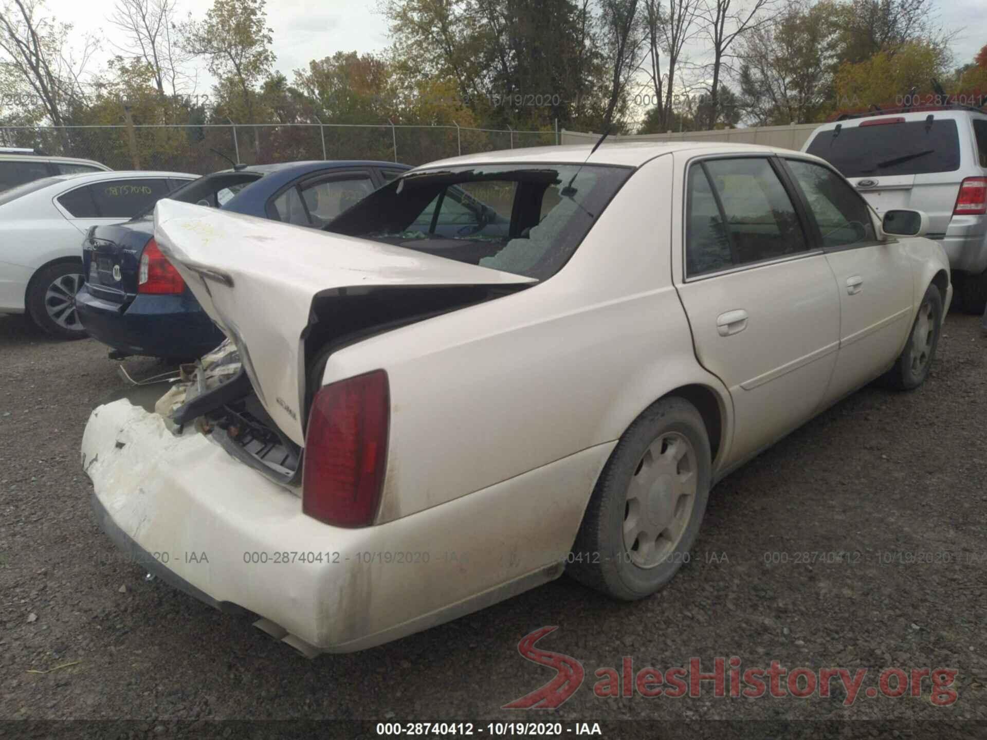 1G6KD54Y61U141596 2001 CADILLAC DEVILLE