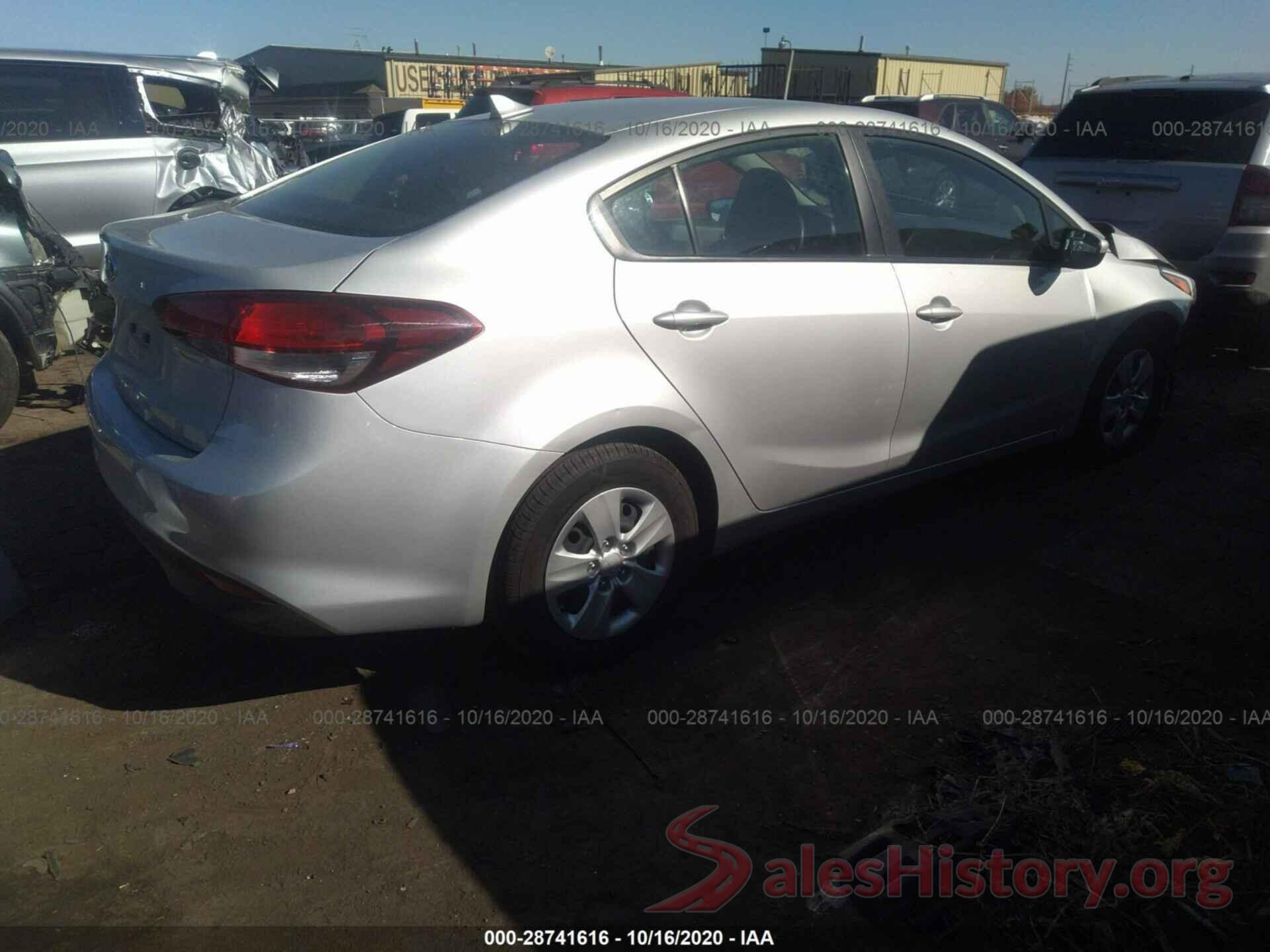 3KPFK4A71HE122778 2017 KIA FORTE