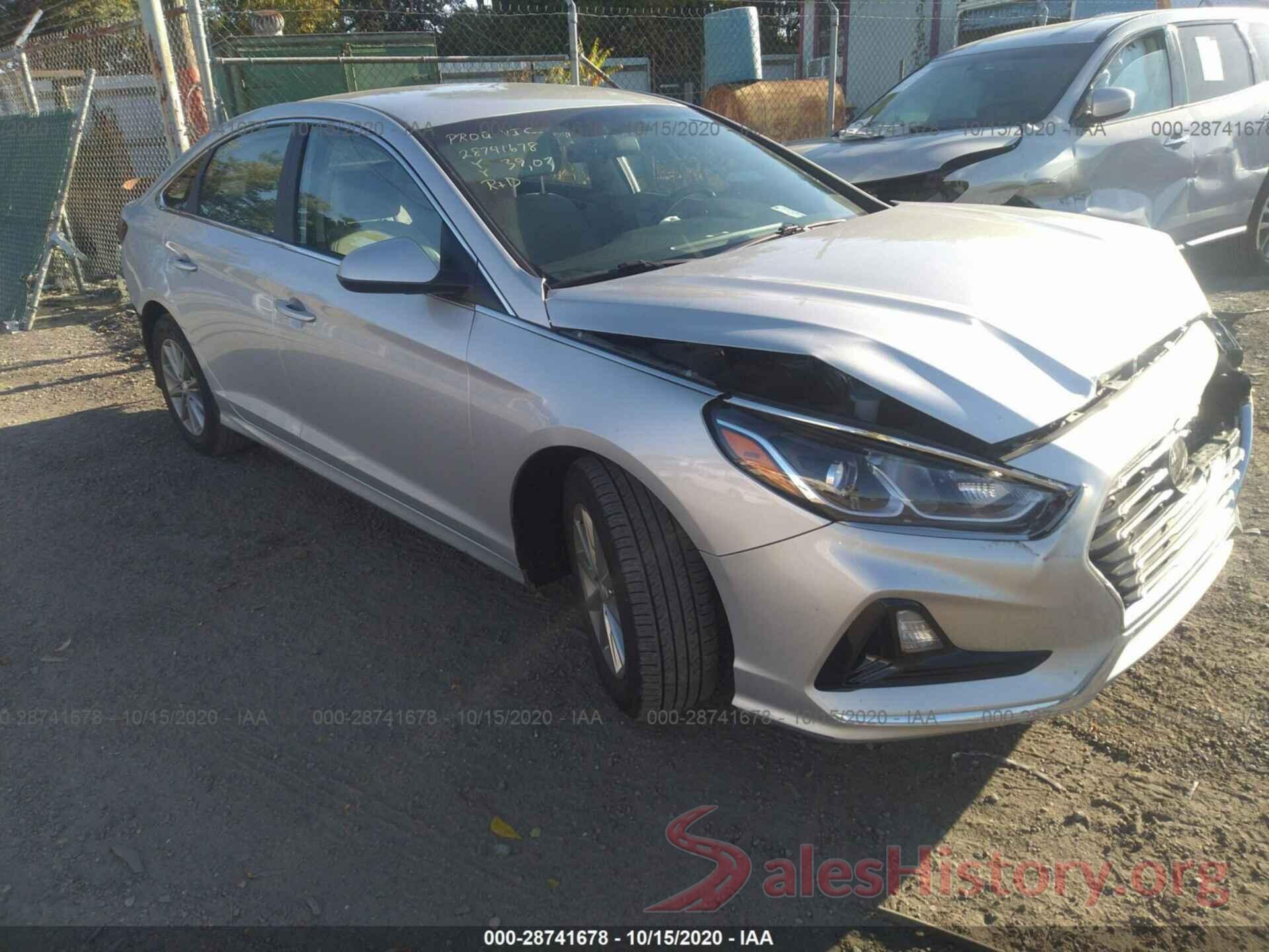 5NPE24AFXKH745161 2019 HYUNDAI SONATA