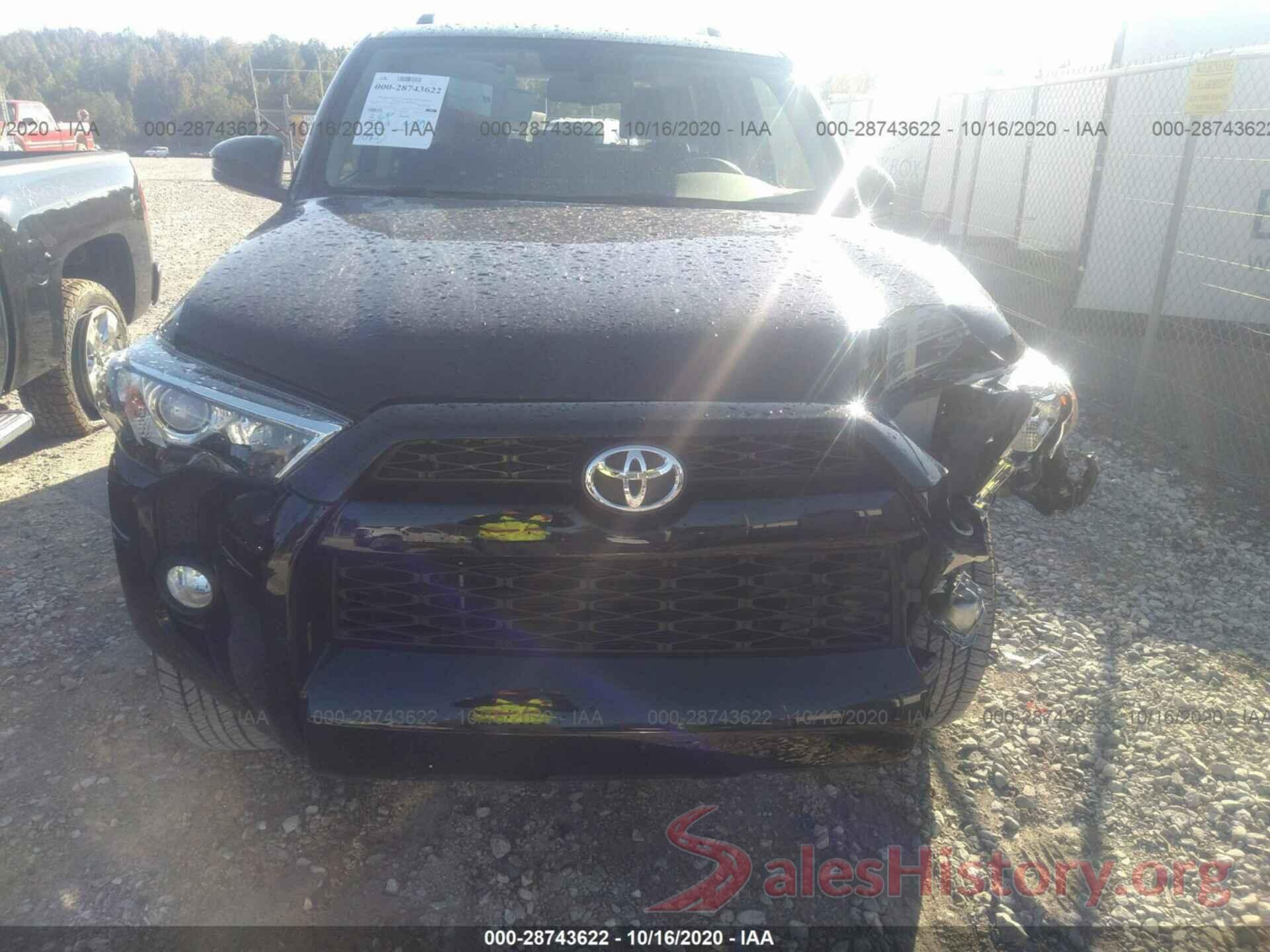 JTEZU5JRXK5209351 2019 TOYOTA 4RUNNER